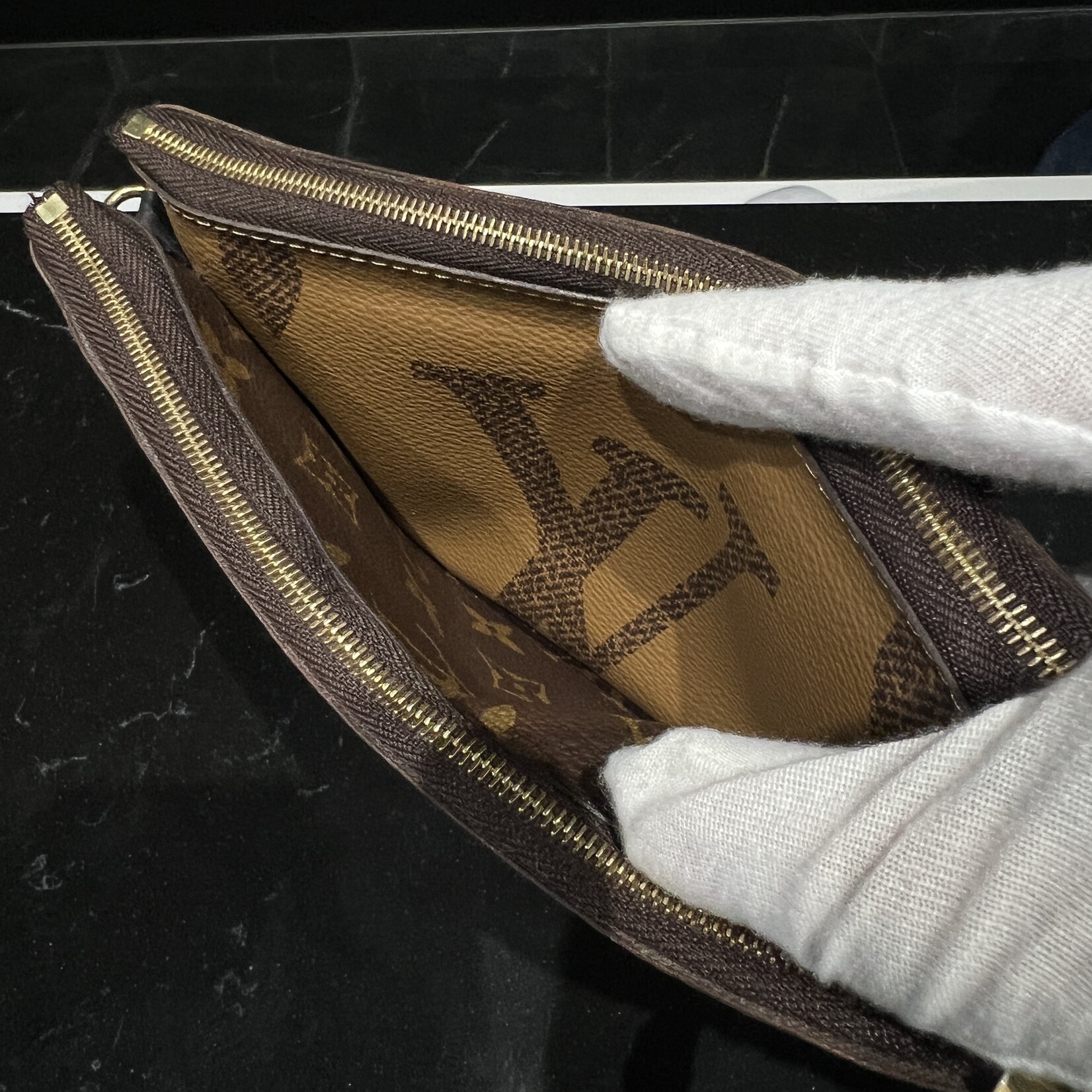 Louis Vuitton SOLD- Louis Vuitton Reverse Double Zip