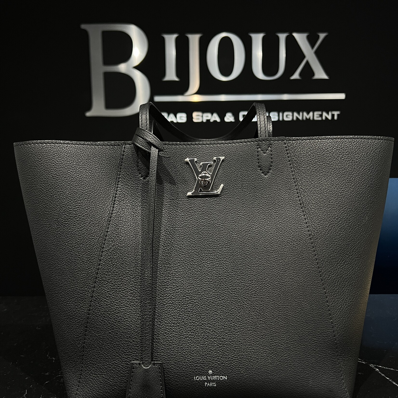 Louis Vuitton SOLD - Louis Vuitton Black Cabas Lock Me