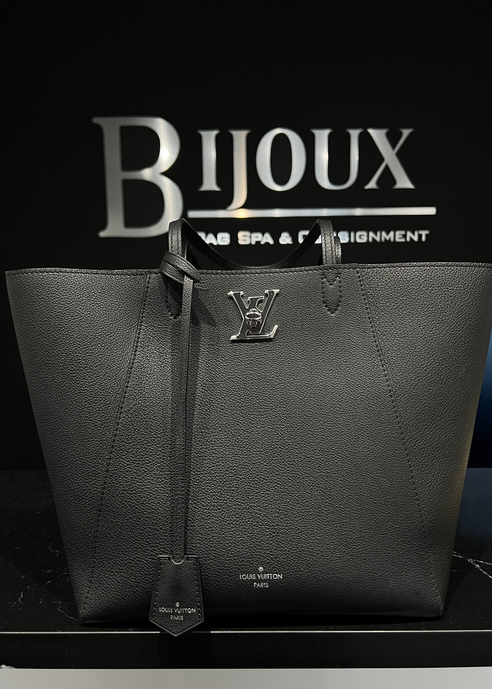 Louis Vuitton SOLD - Louis Vuitton Black Cabas Lock Me