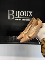 Prada Prada Block Nude Heels - 36.5