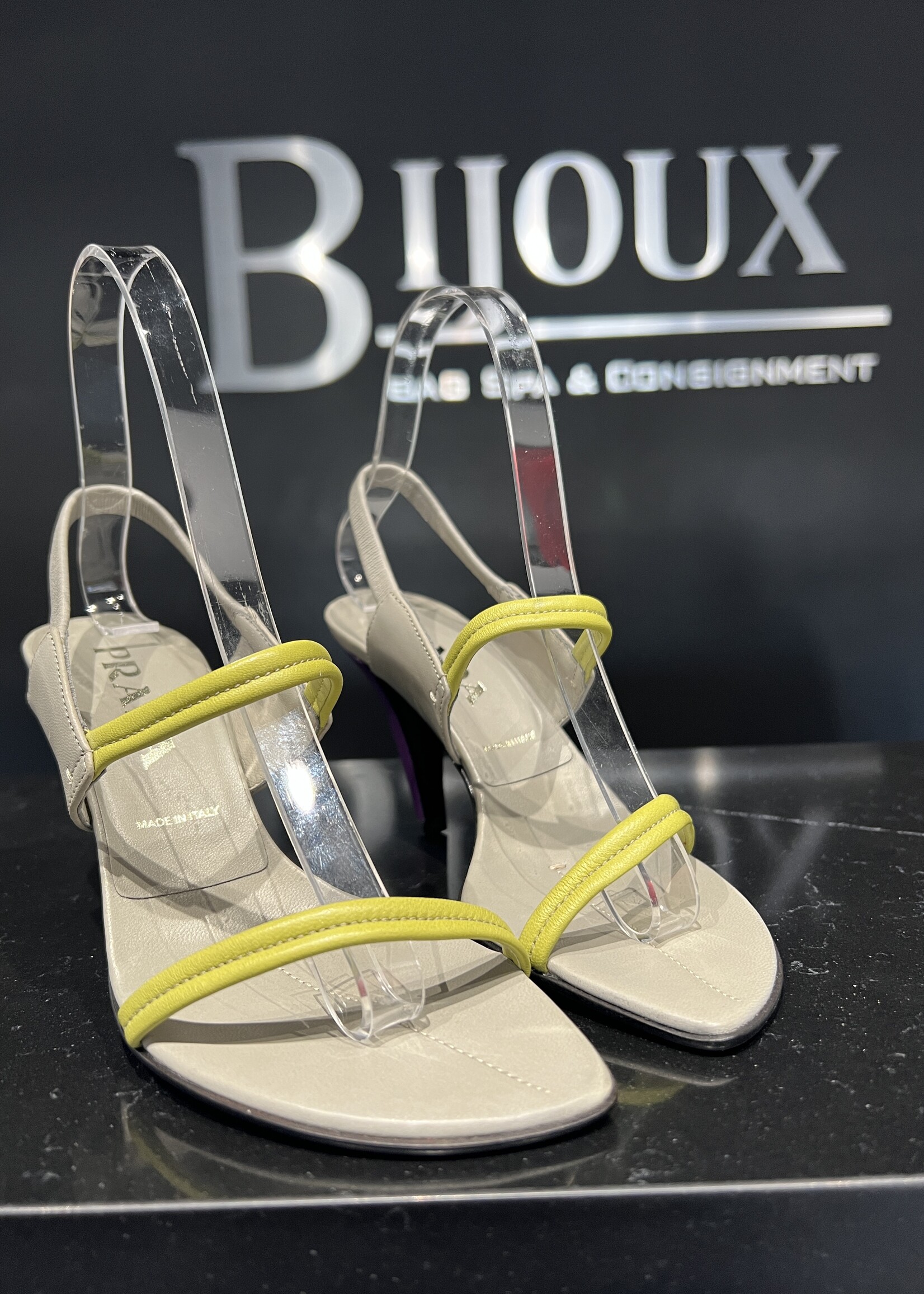 Prada Prada Grey Heels - 35.5