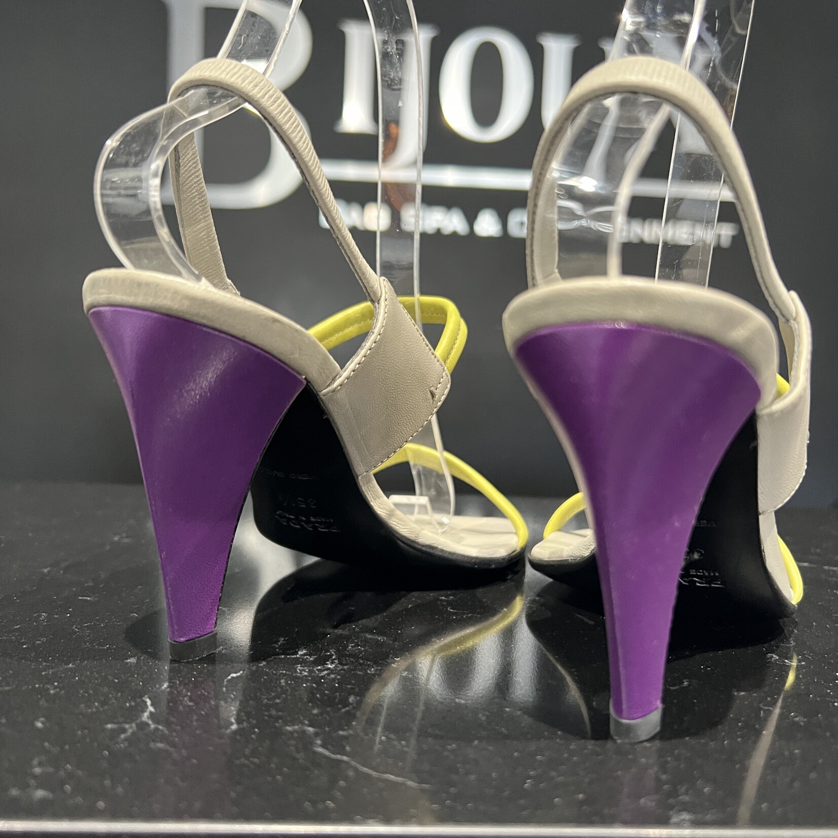 Prada Prada Grey Heels - 35.5