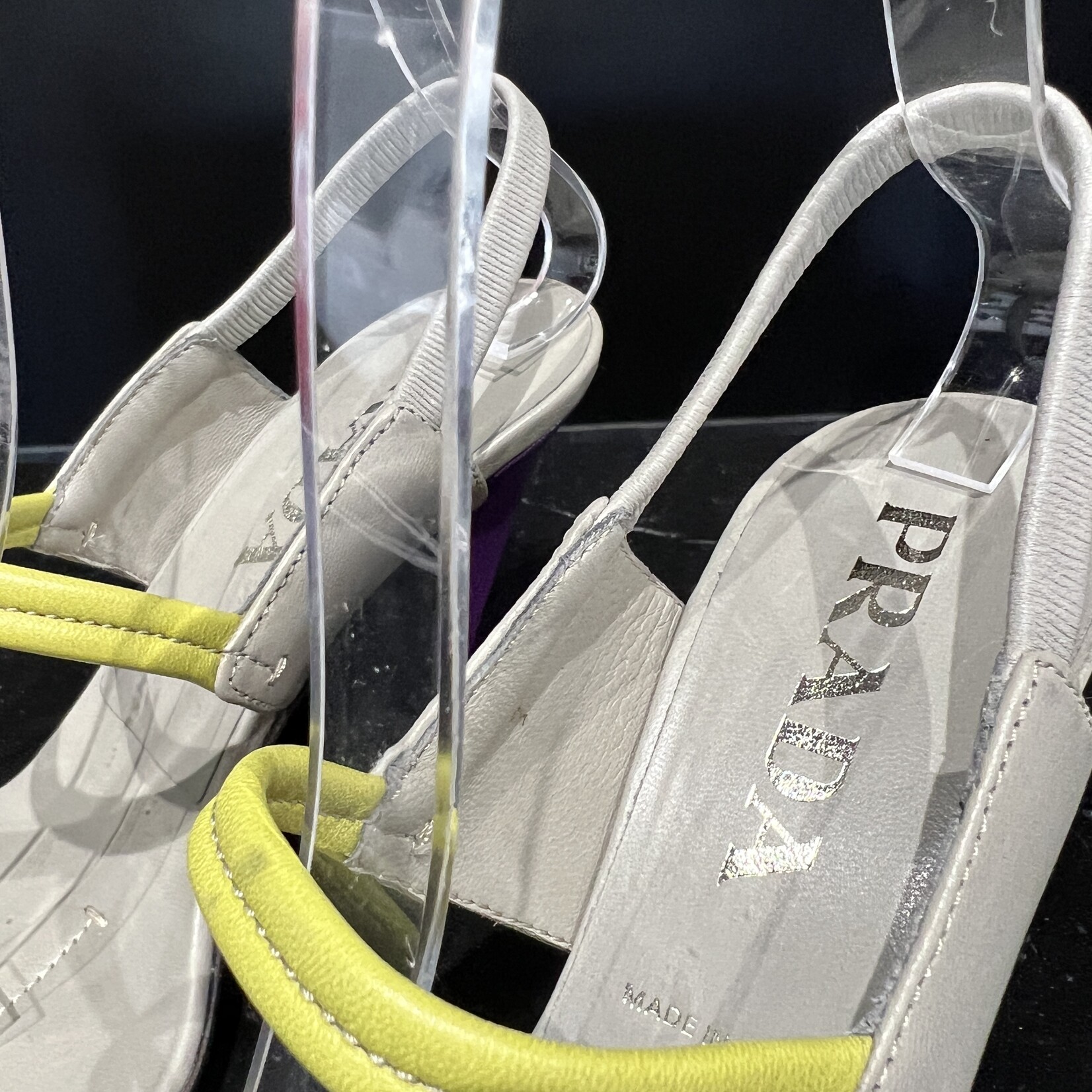 Prada Prada Grey Heels - 35.5