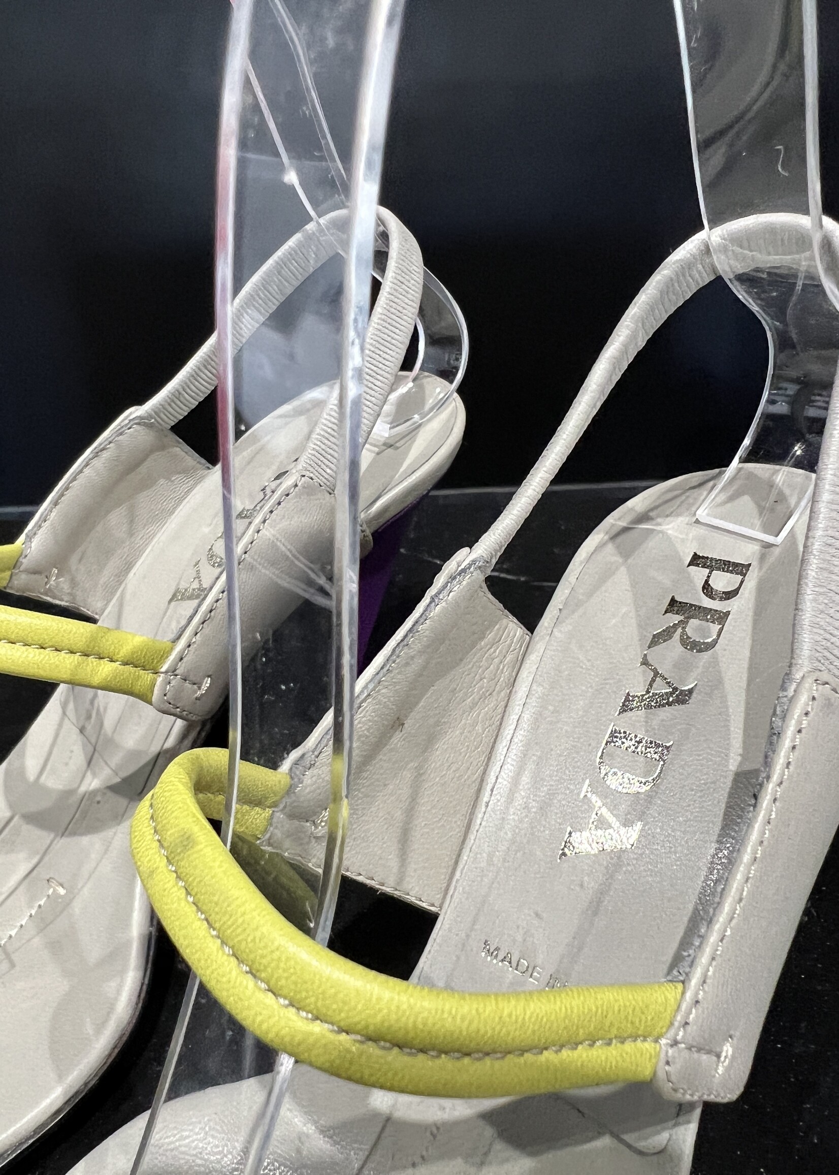 Prada Prada Grey Heels - 35.5