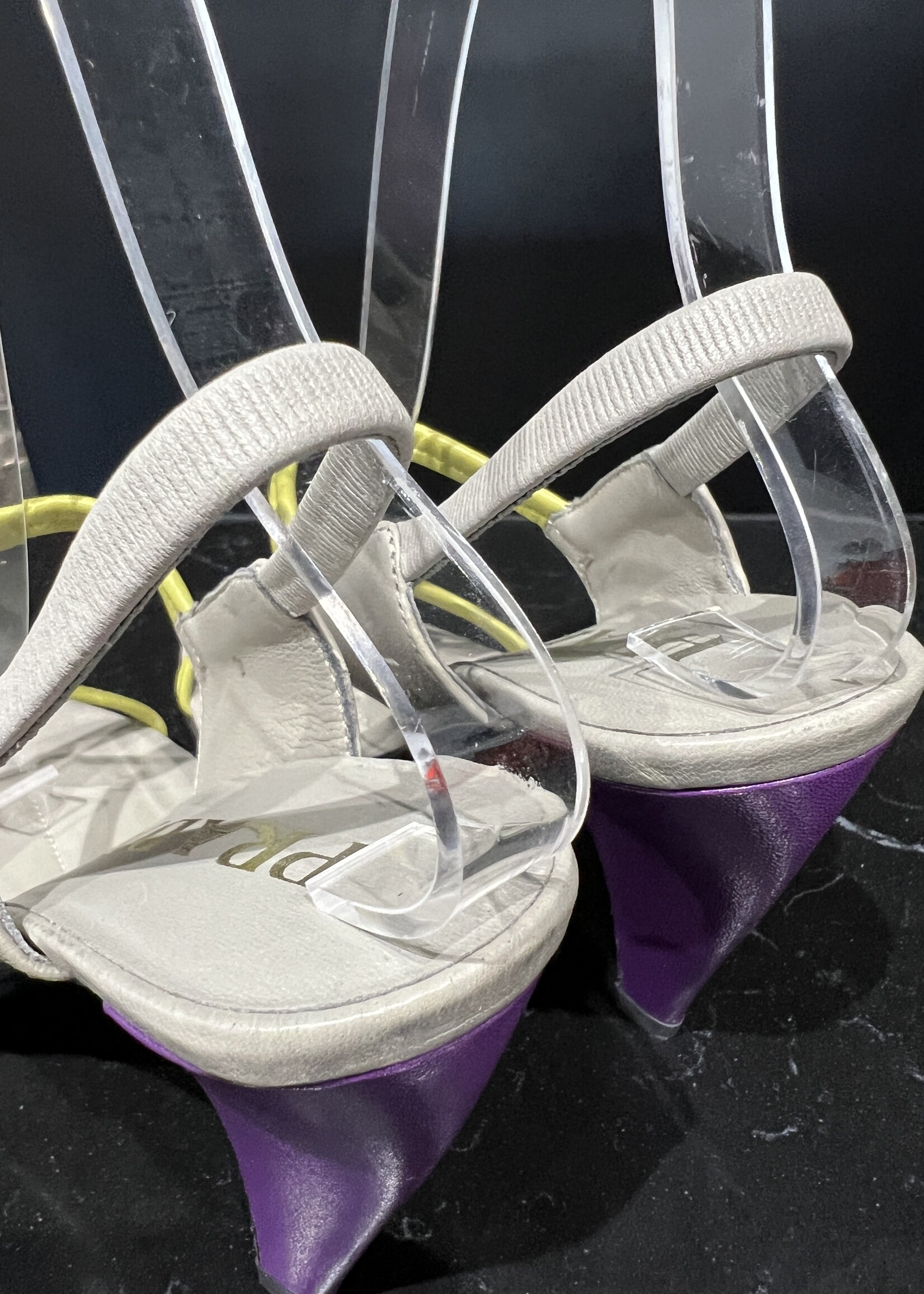 Prada Prada Grey Heels - 35.5