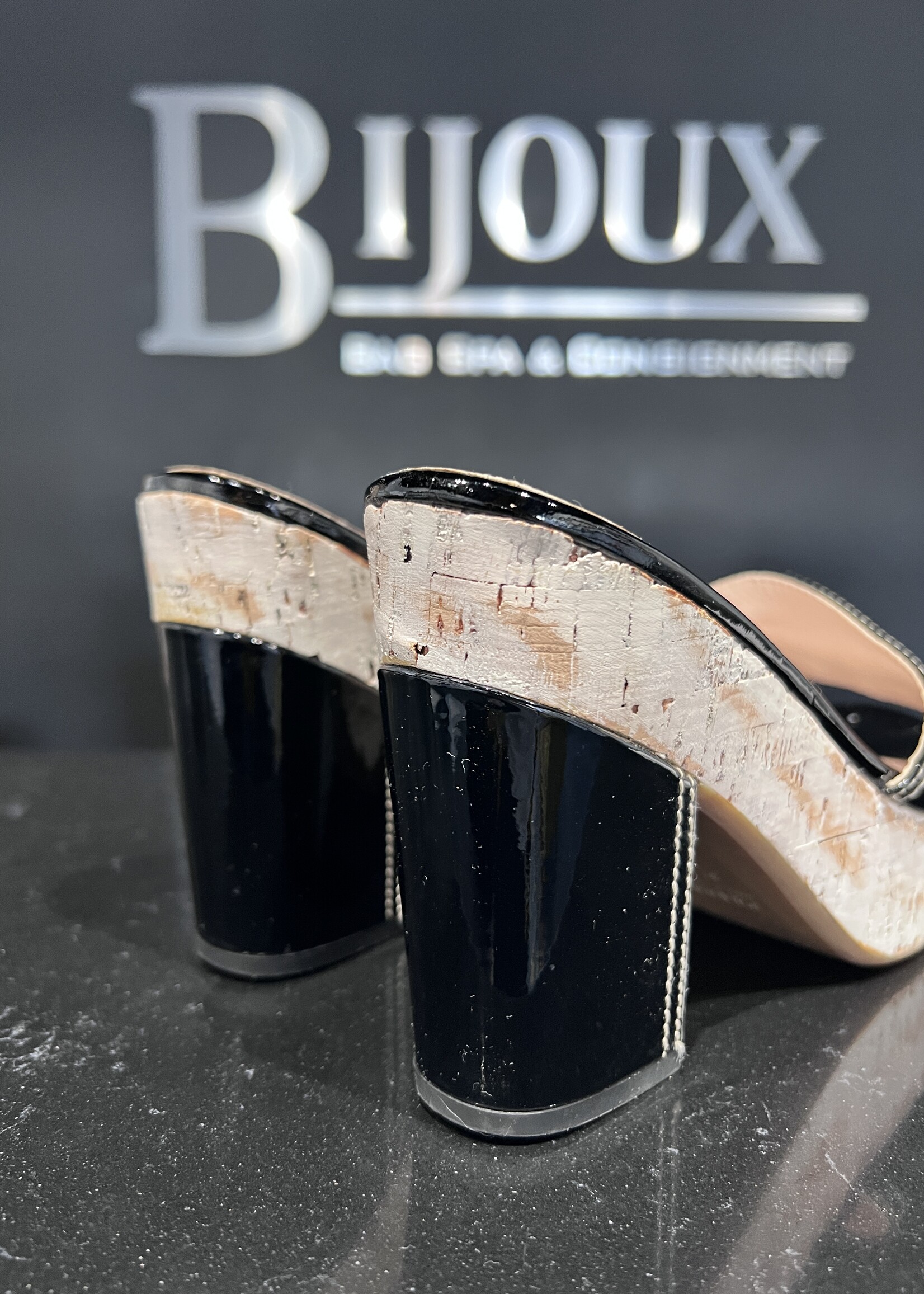 Prada Prada Patent Cork Heels