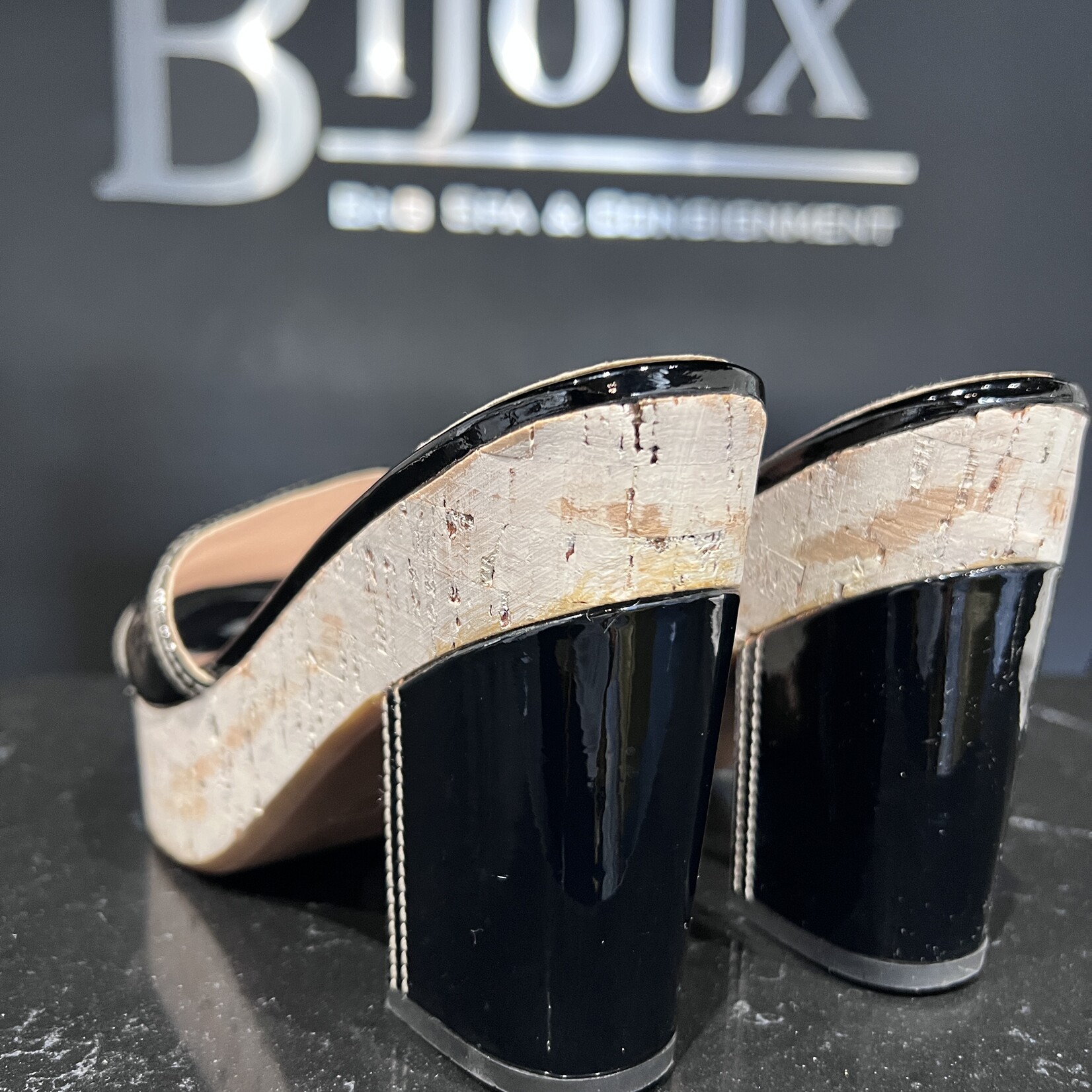 Prada Prada Patent Cork Heels