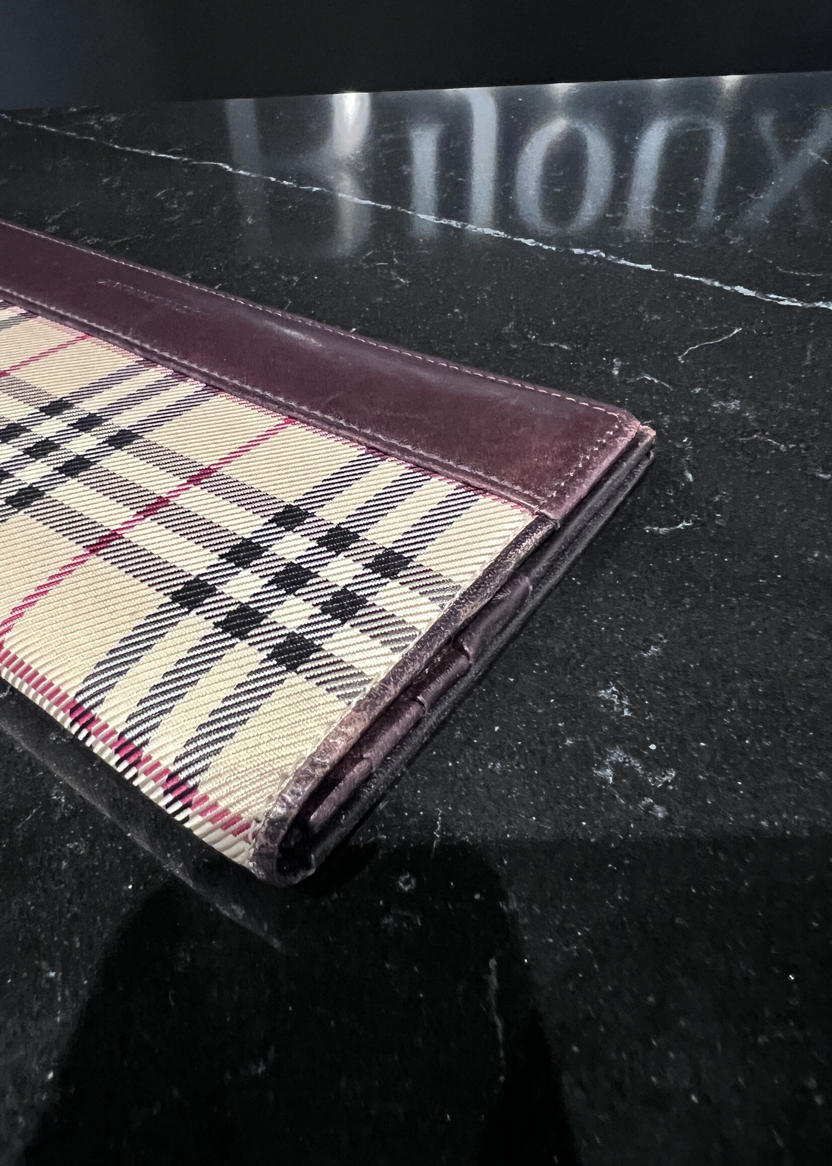 Burberry SOLD - Burberry Nova Check Bifold Long Wallet