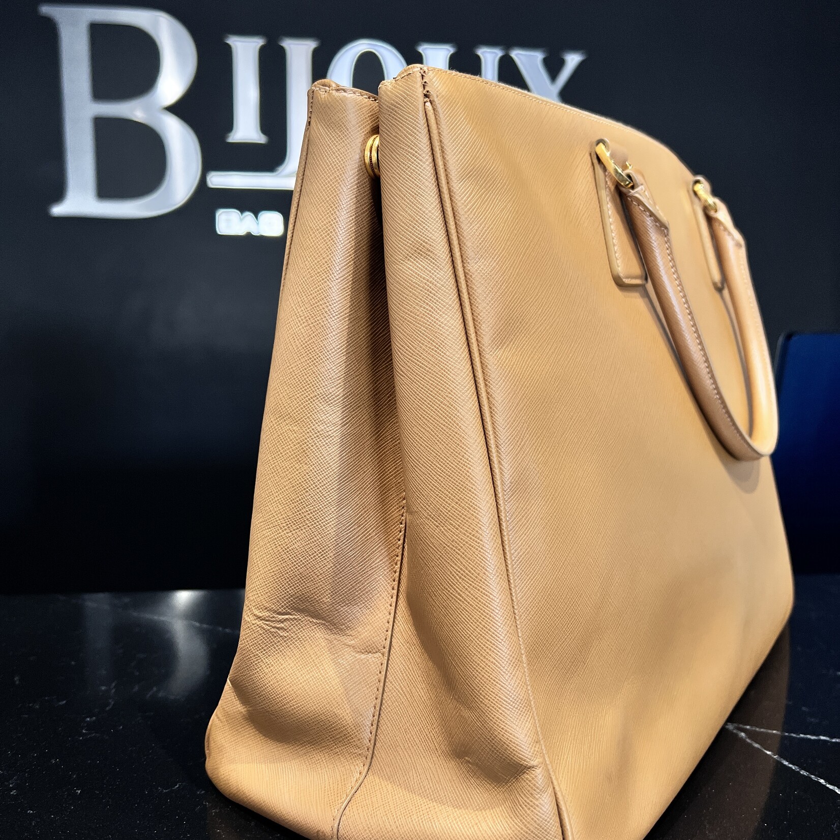 Prada SOLD - Prada Brown Saffiano Tote