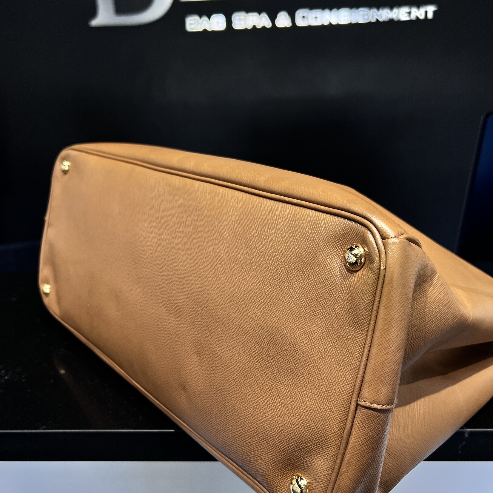 Prada SOLD - Prada Brown Saffiano Tote