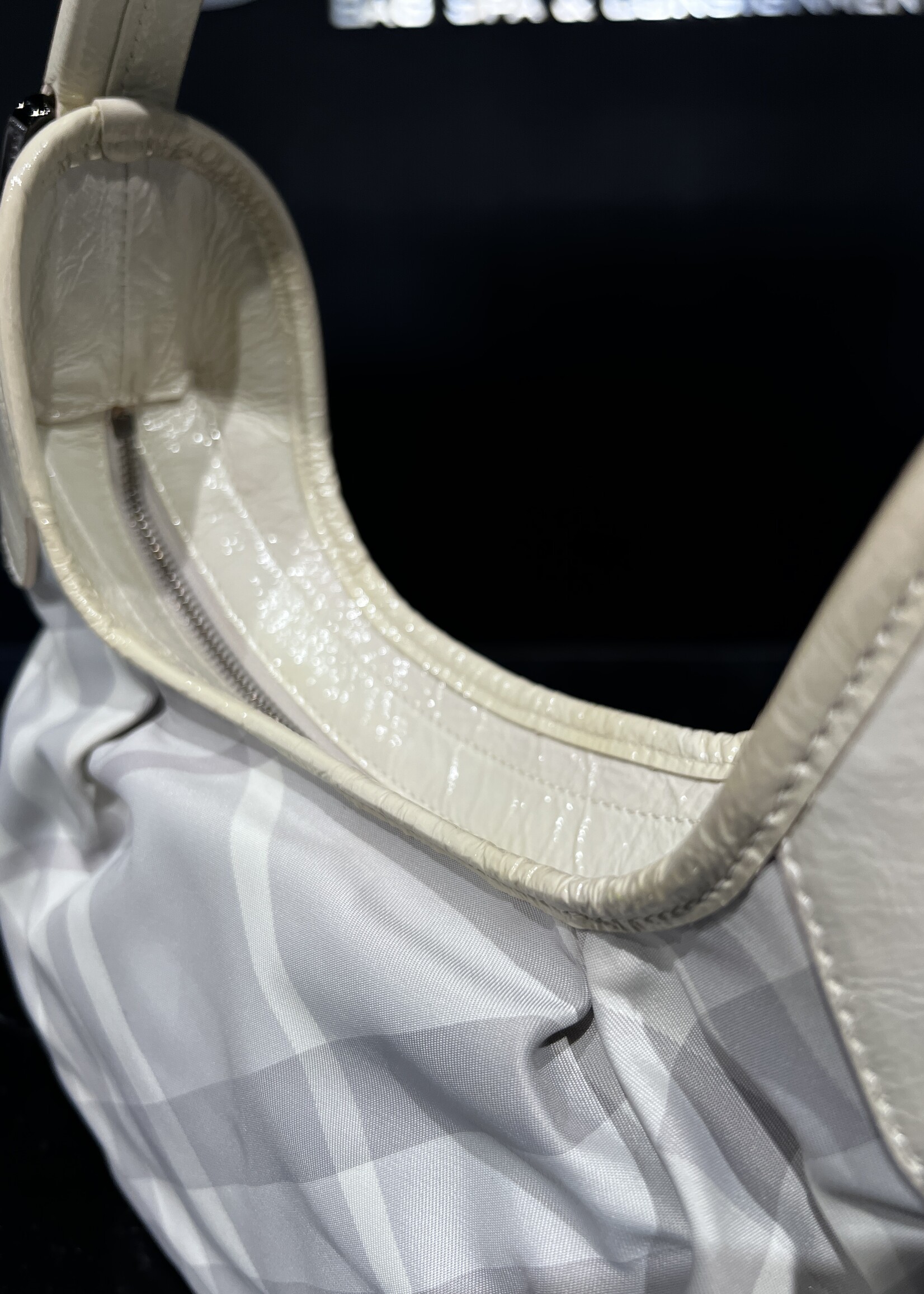 Burberry Burberry Grey Coated Canvas Shoulder Bag