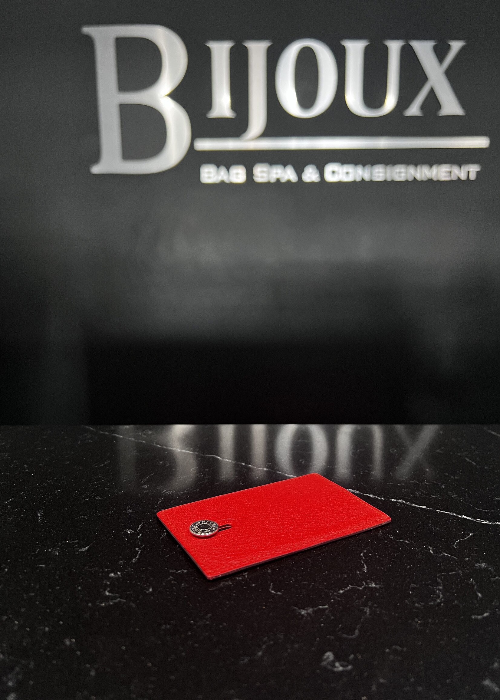 Hermes Hermes Chevre Mysore Diabolo Card Holder