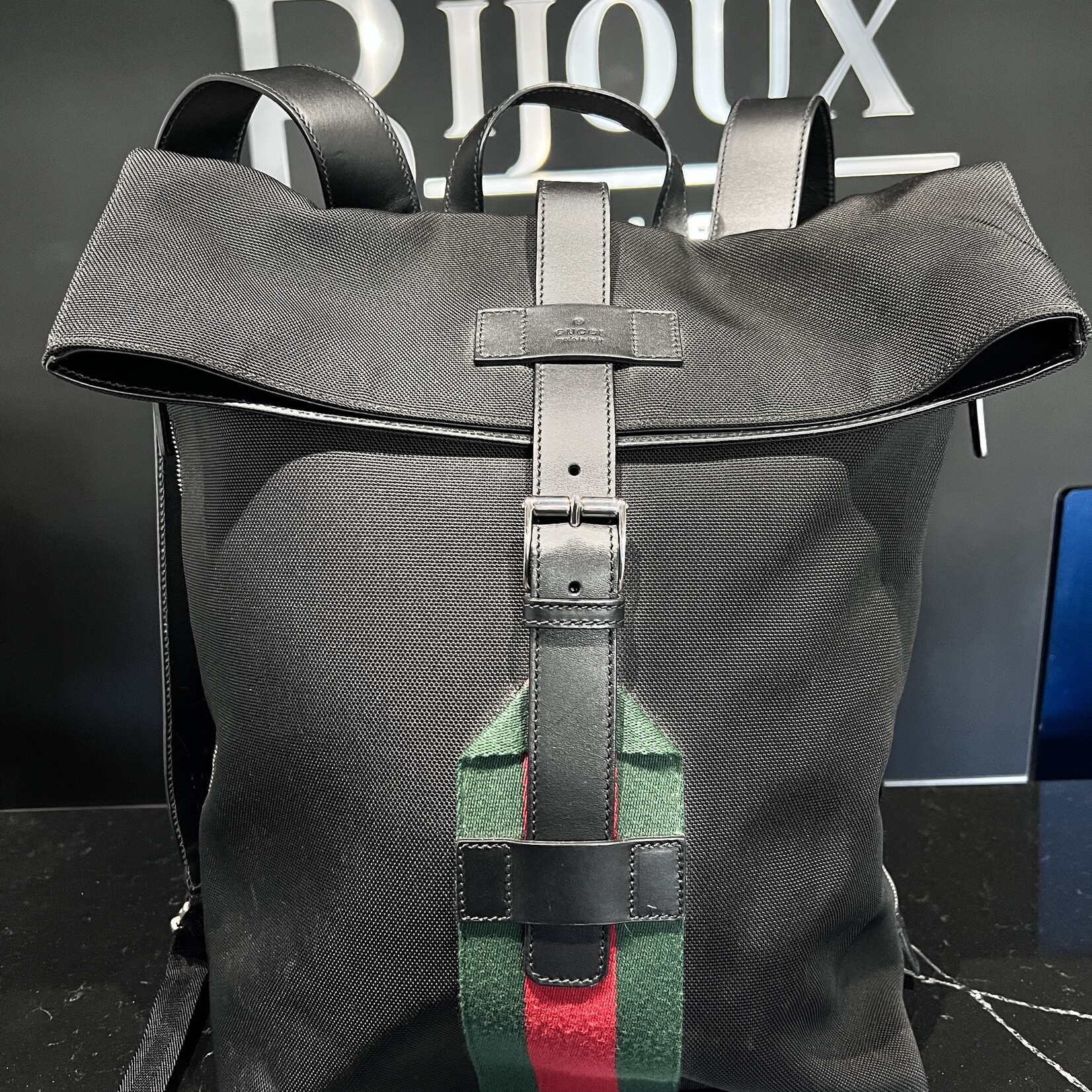 Gucci Gucci Techno Canvas Backpack