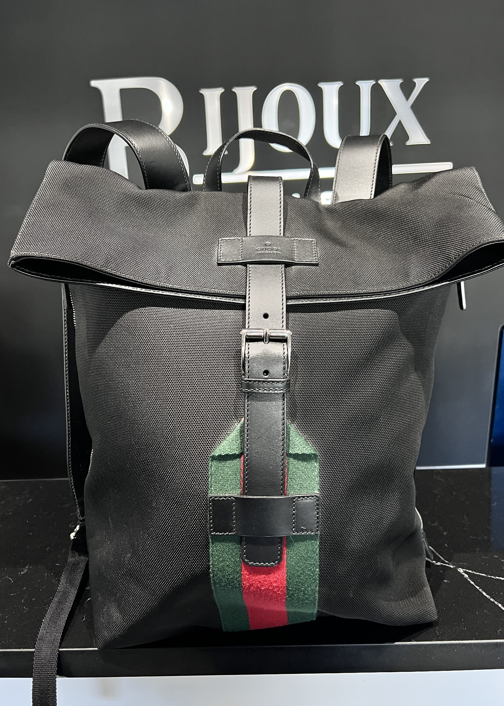 Gucci Gucci Techno Canvas Backpack