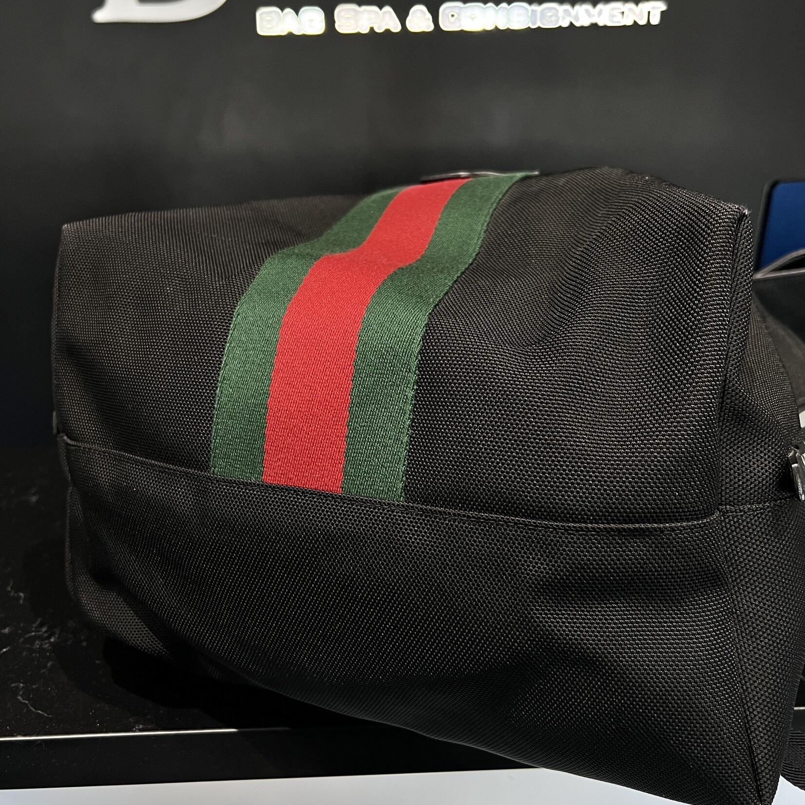 Gucci Gucci Techno Canvas Backpack