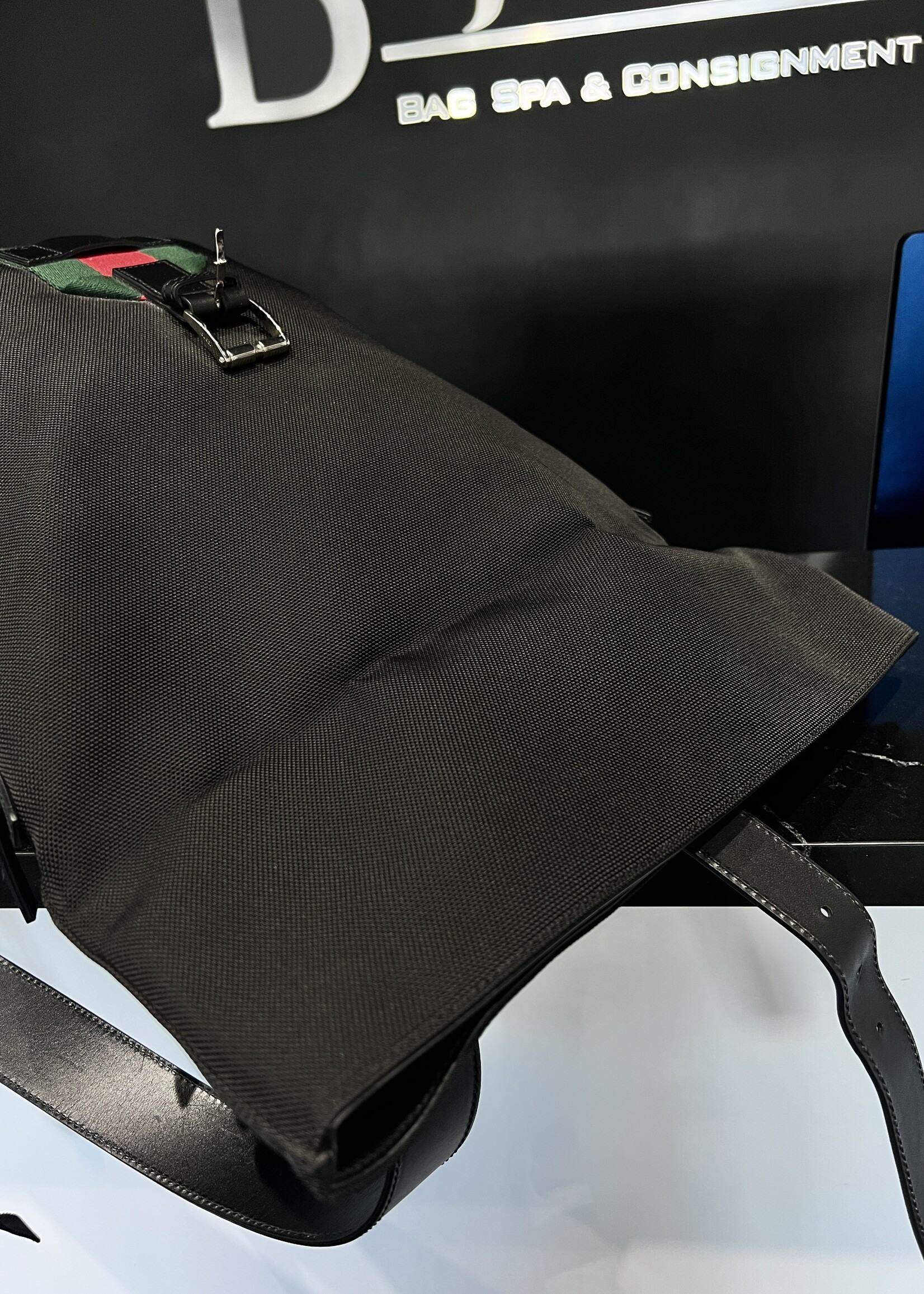 Gucci Gucci Techno Canvas Backpack