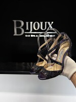 Jimmy Choo Jimmy Choo Carrie Glitter Sandal 37.5