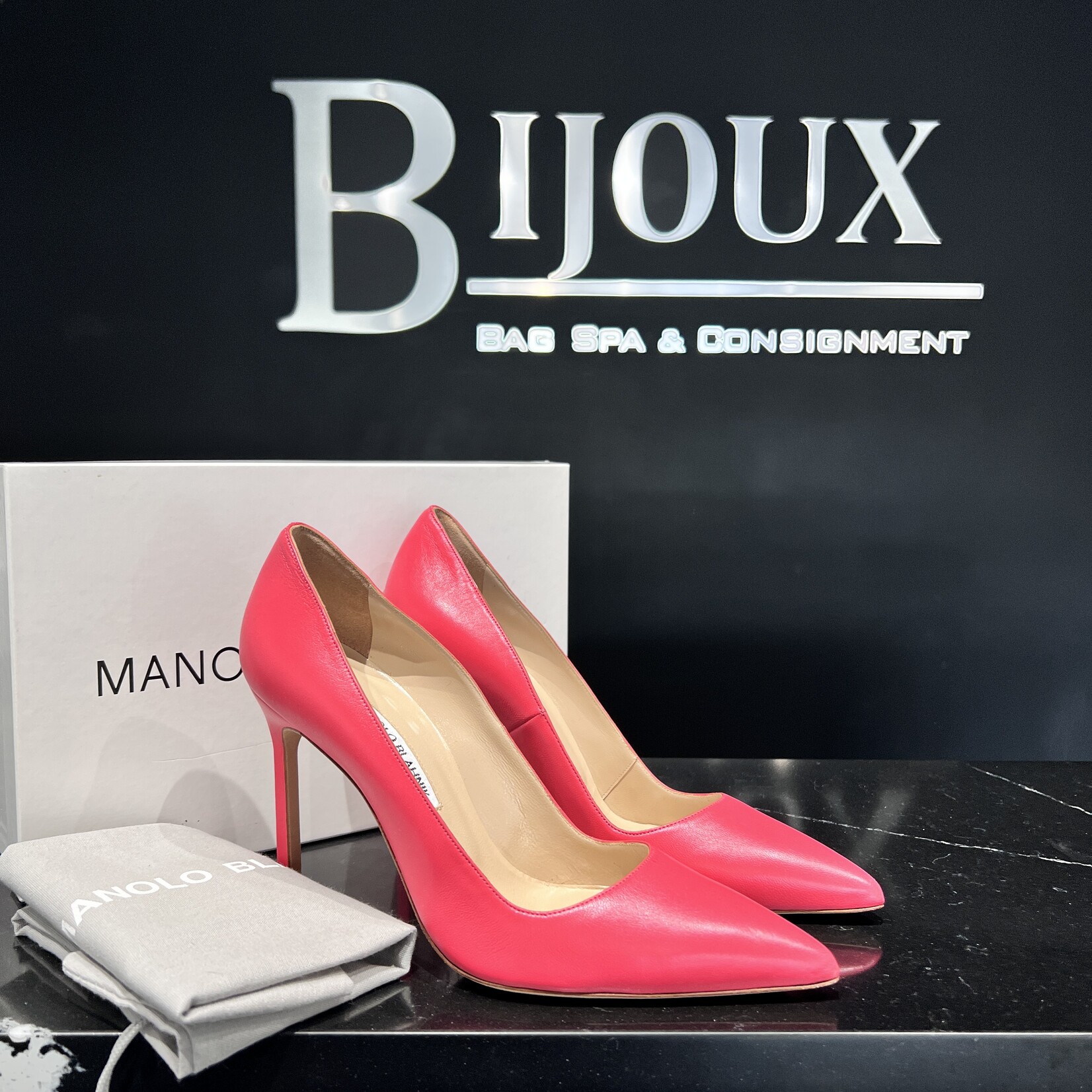 Manolo Blahnik Manolo Blahnik Pink Heels 39