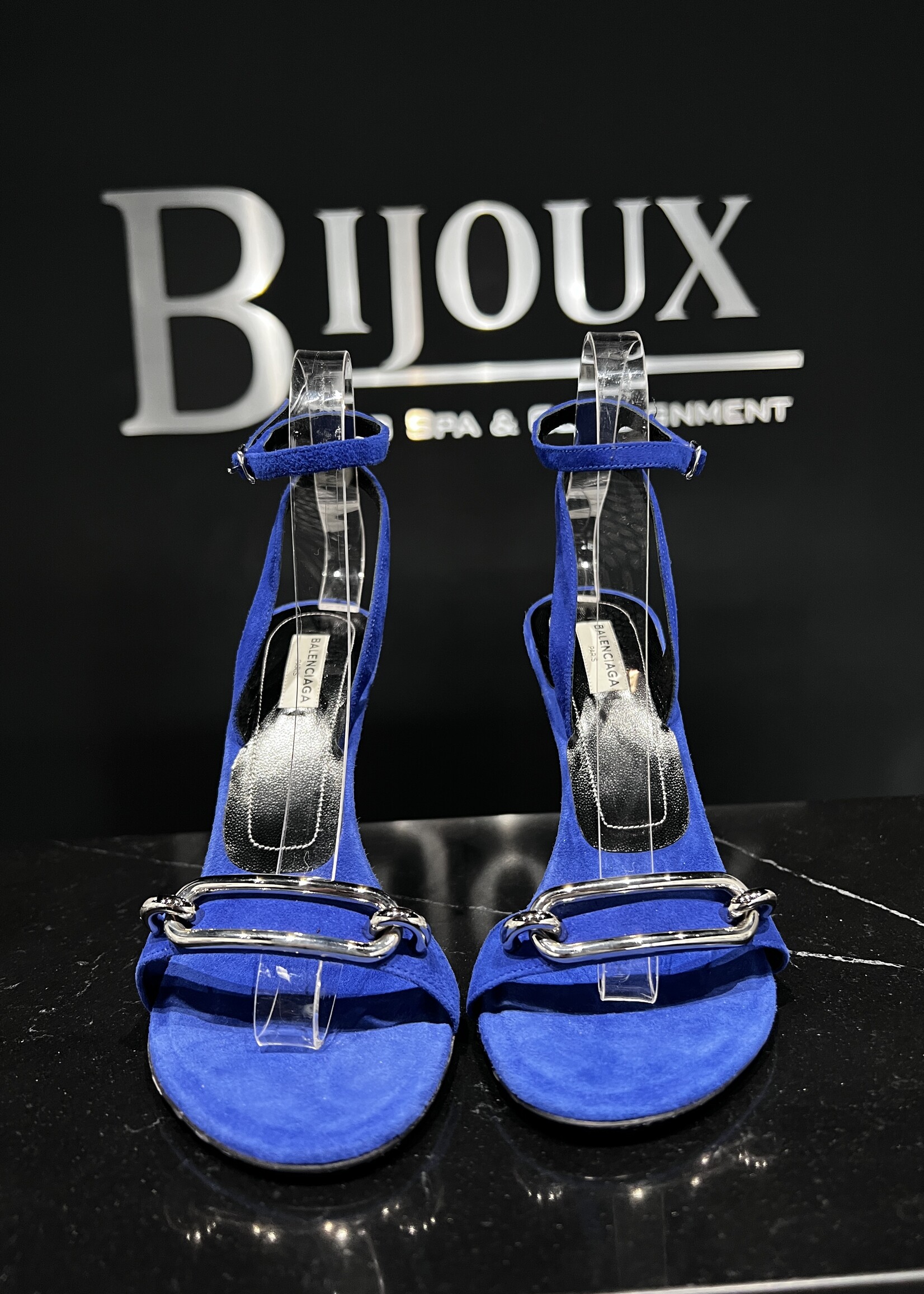 Balenciaga Balenciaga Suede Electric Sandals 38