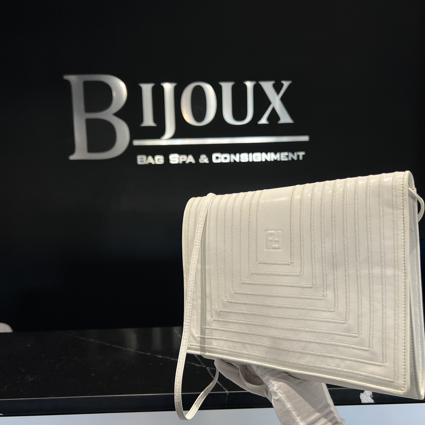 Fendi SOLD - Fendi Crossbody White