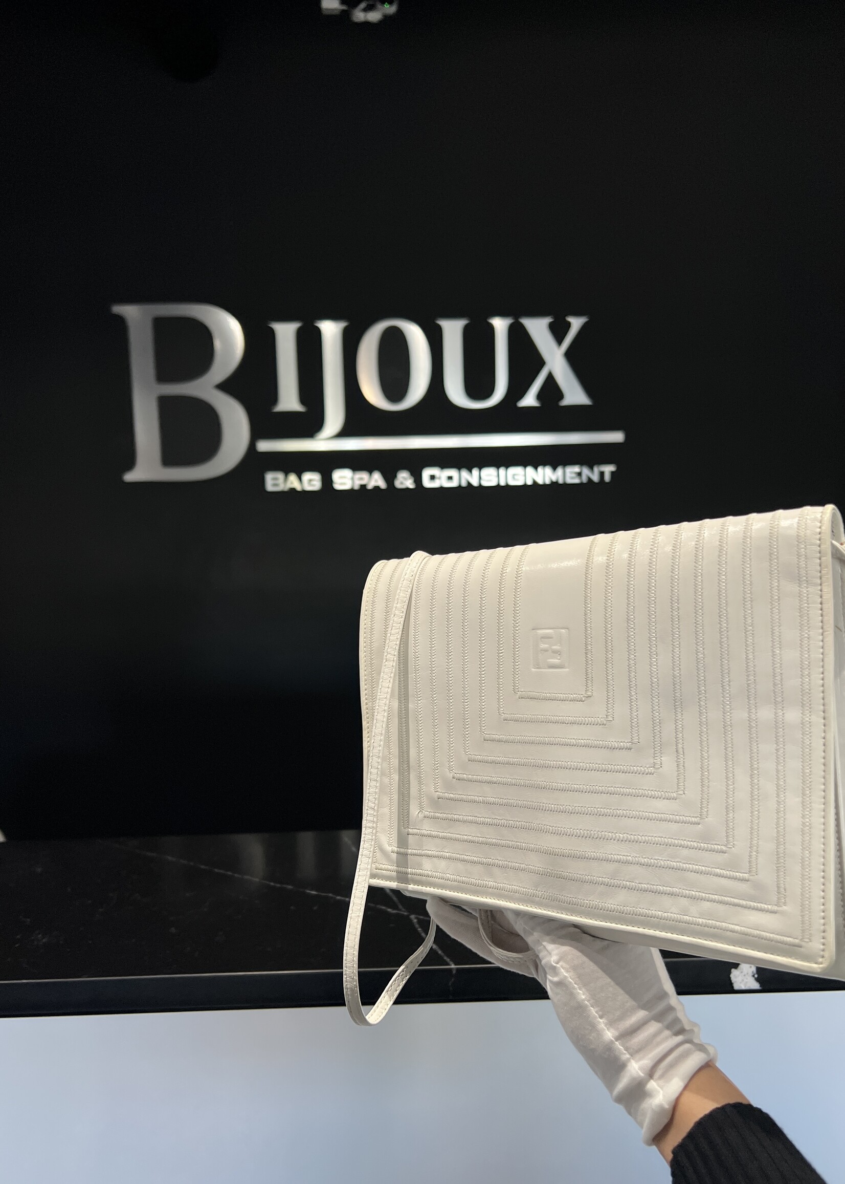 Fendi SOLD - Fendi Crossbody White