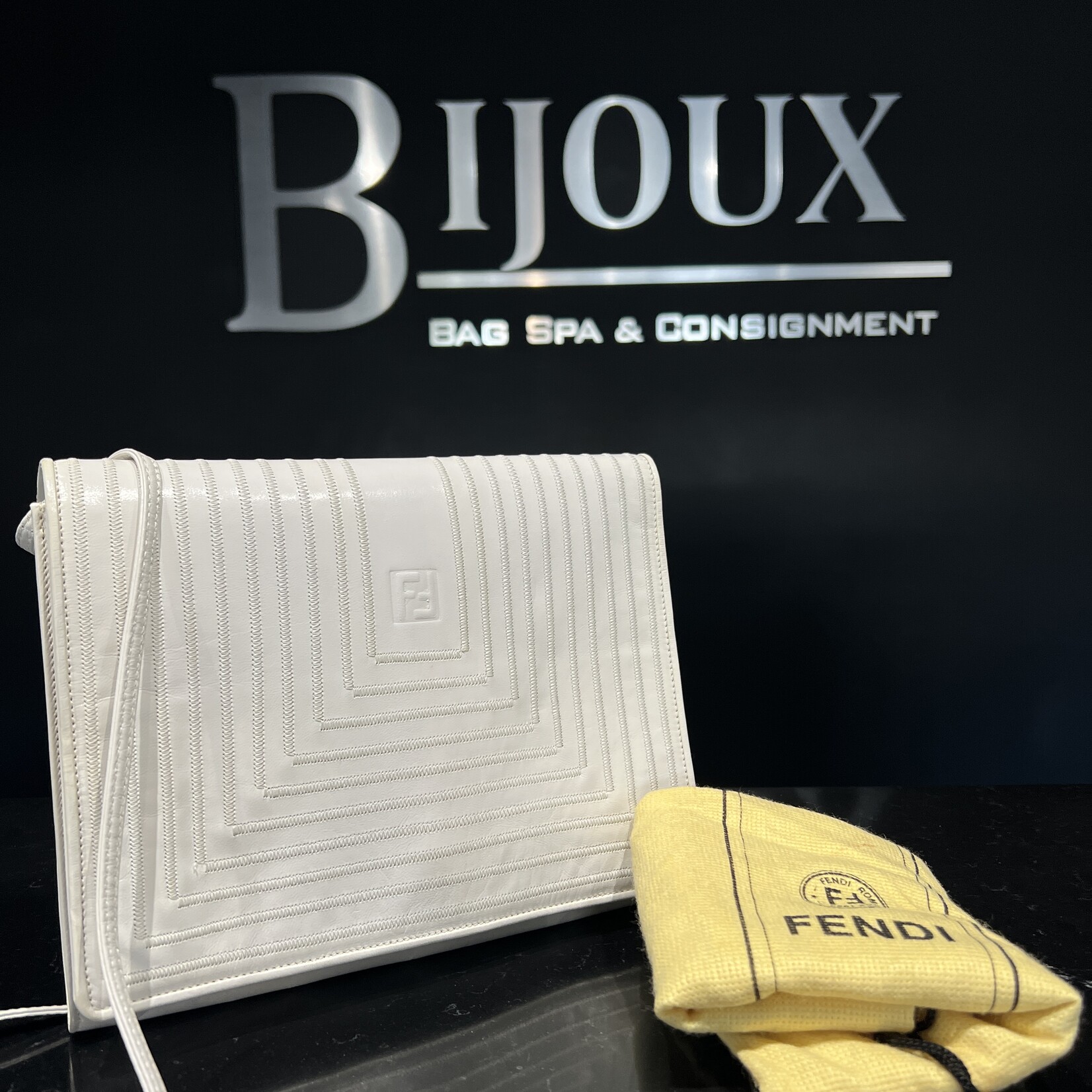 Fendi SOLD - Fendi Crossbody White