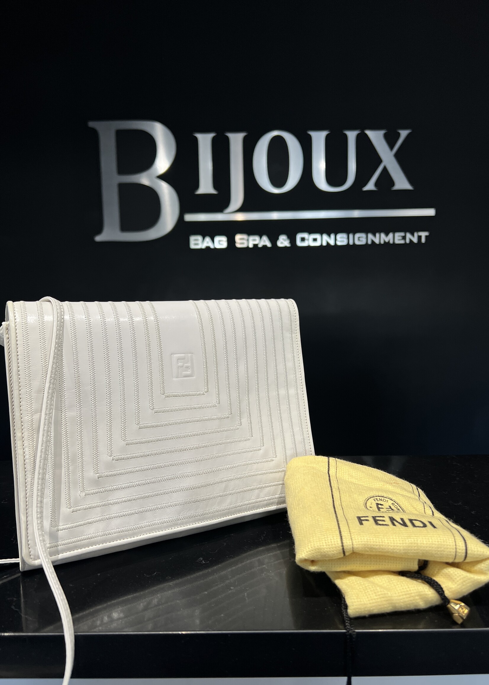 Fendi SOLD - Fendi Crossbody White