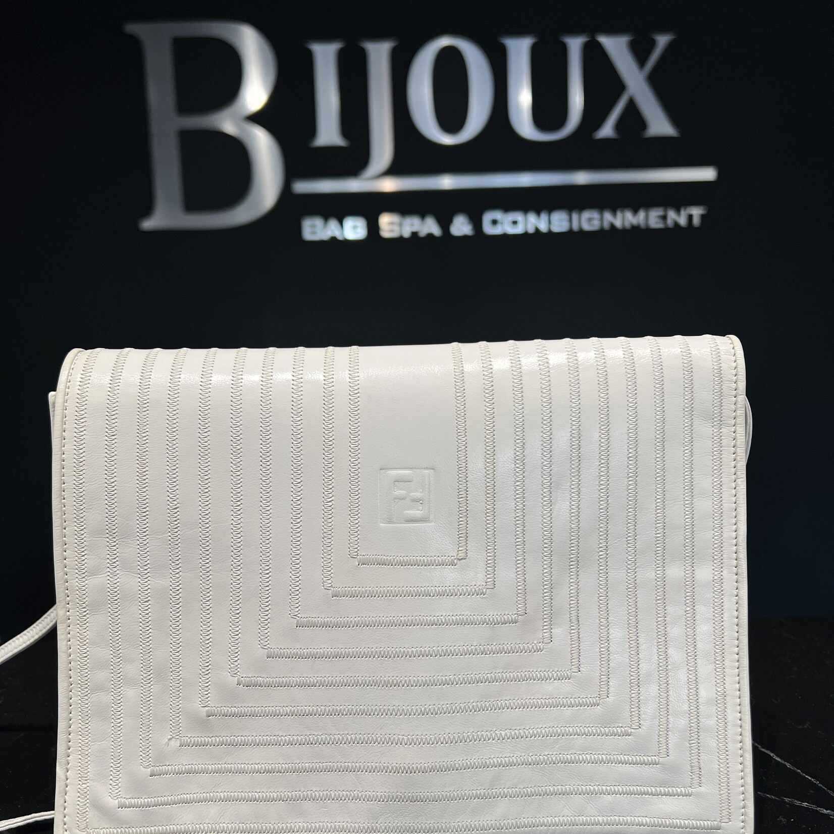 Fendi SOLD - Fendi Crossbody White