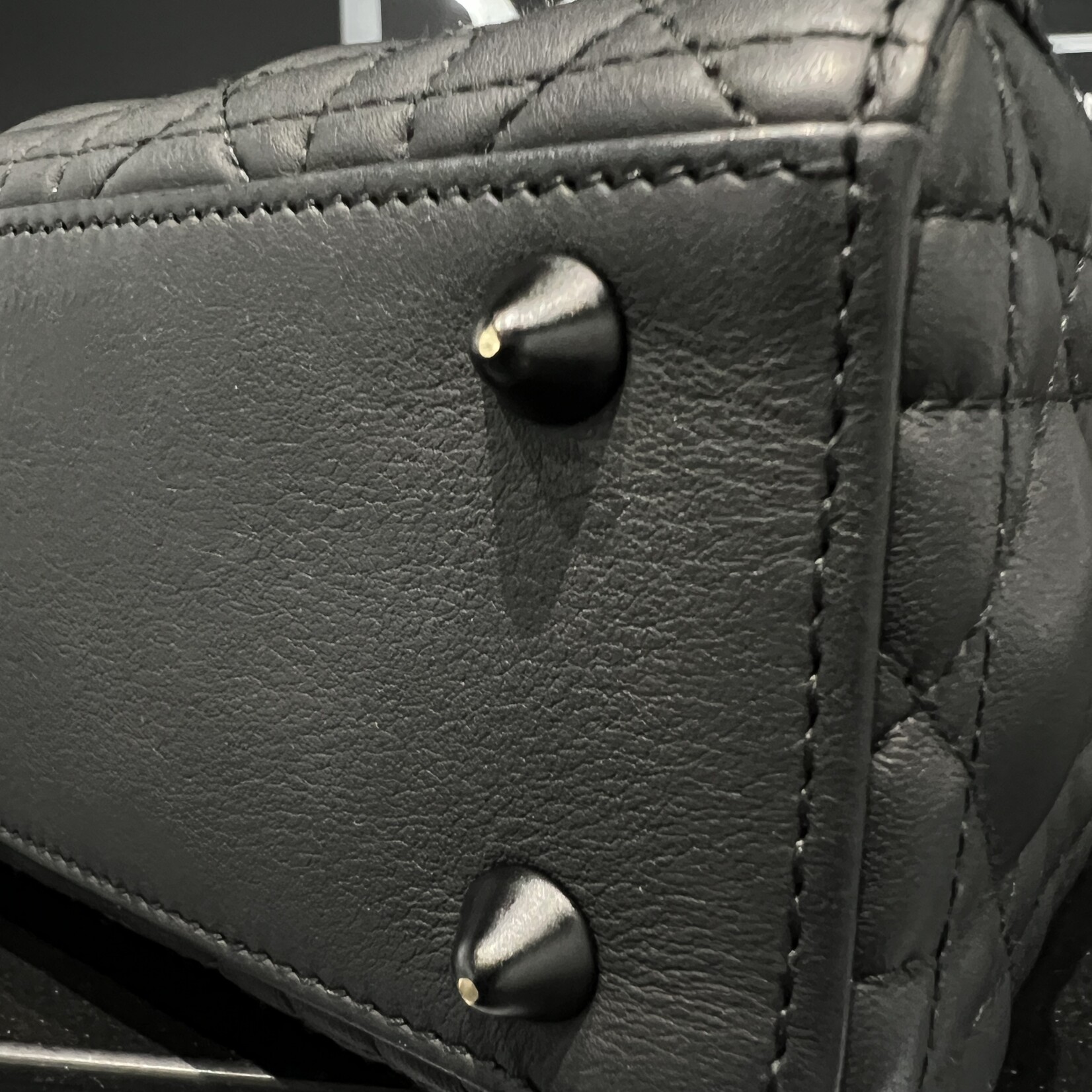 Christian Dior Christian Dior Lady Dior Small Ultra Matte Calfskin