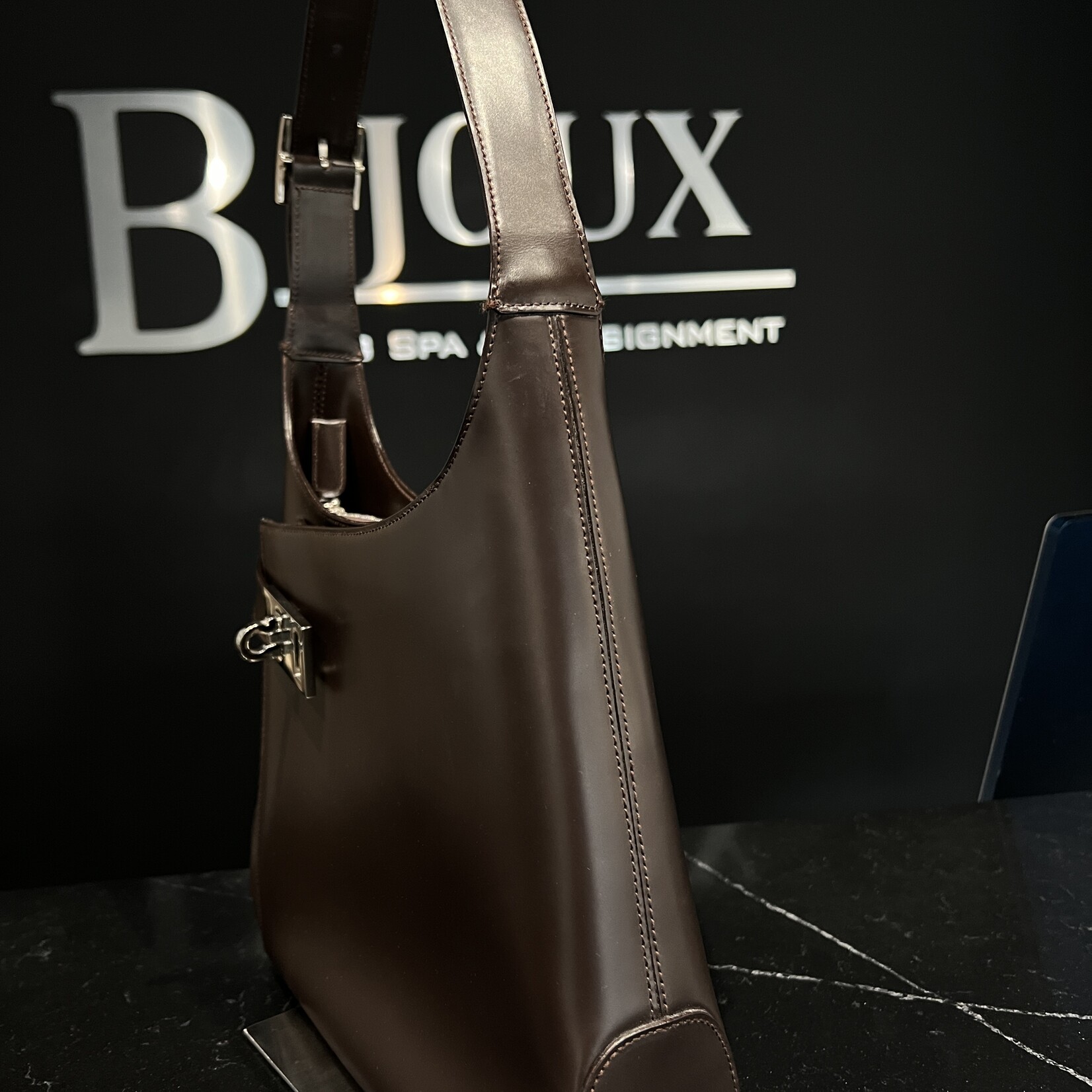 Salvatore Ferragamo SOLD- Salvatore Ferragamo Gancini Shoulder