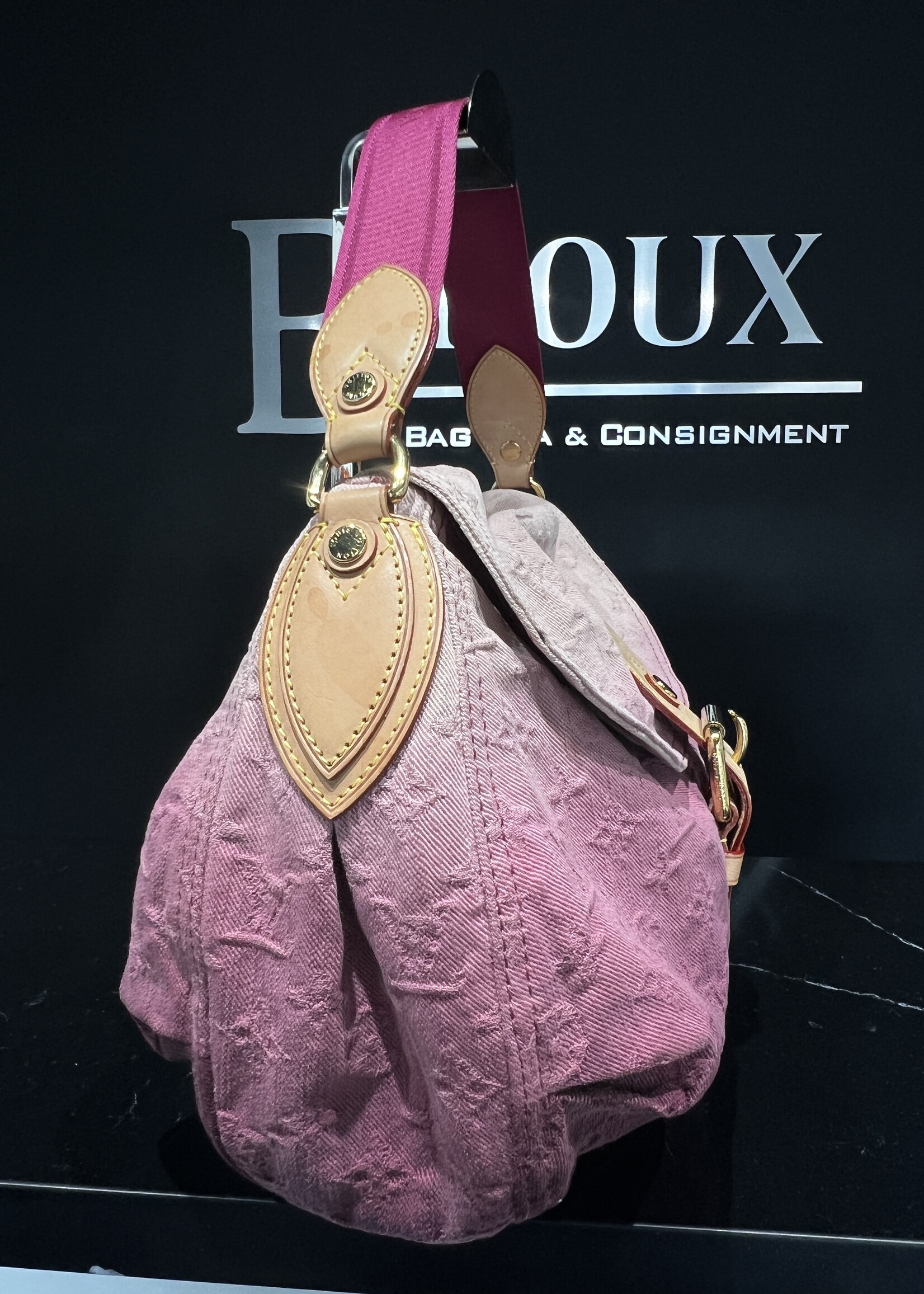 Louis Vuitton SOLD - Louis Vuitton Denim Sunray Rouge Fauviste