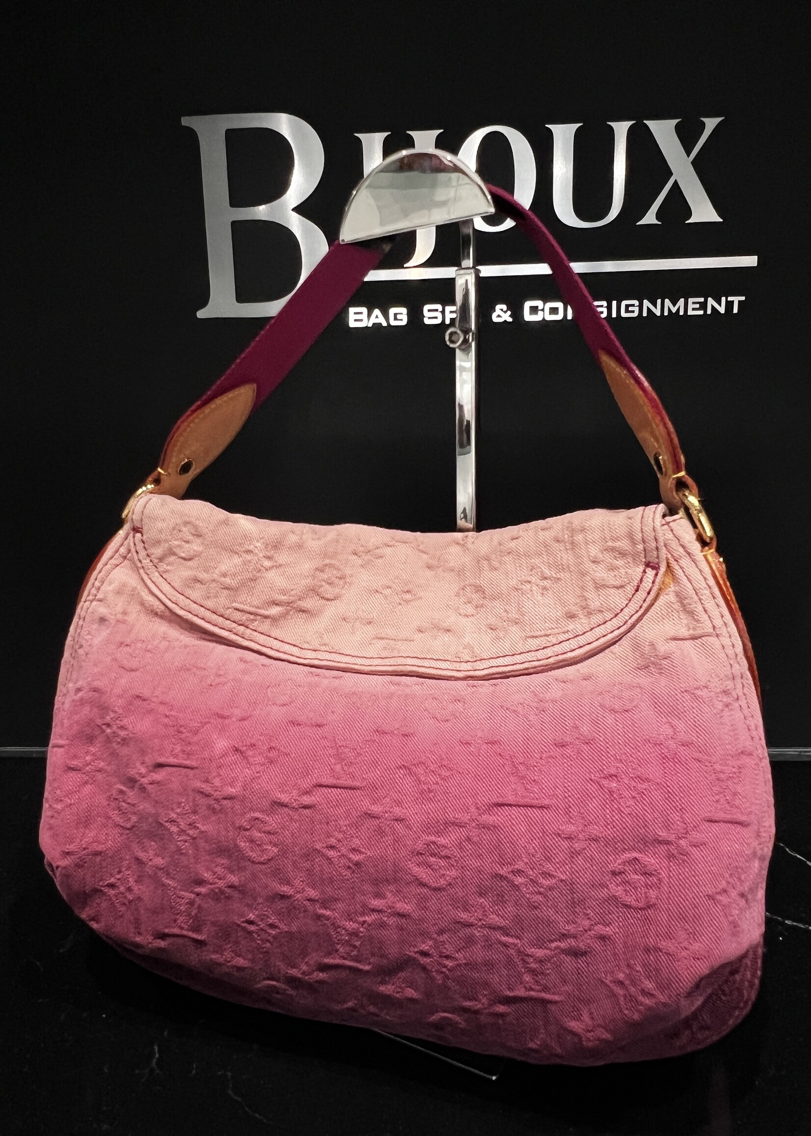 Louis Vuitton SOLD - Louis Vuitton Denim Sunray Rouge Fauviste