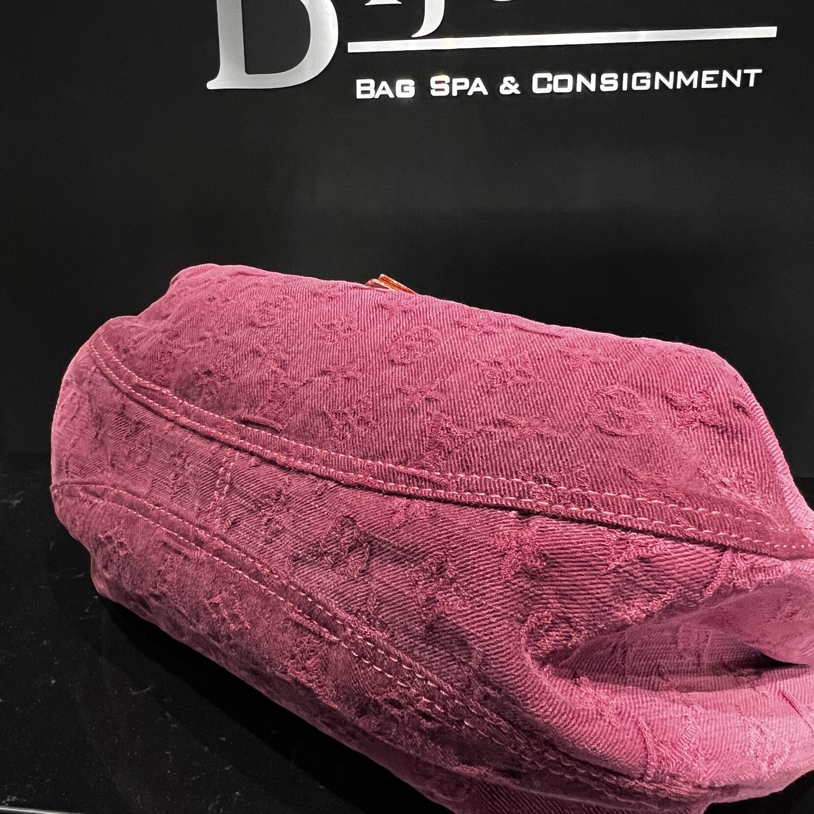 Louis Vuitton SOLD - Louis Vuitton Denim Sunray Rouge Fauviste