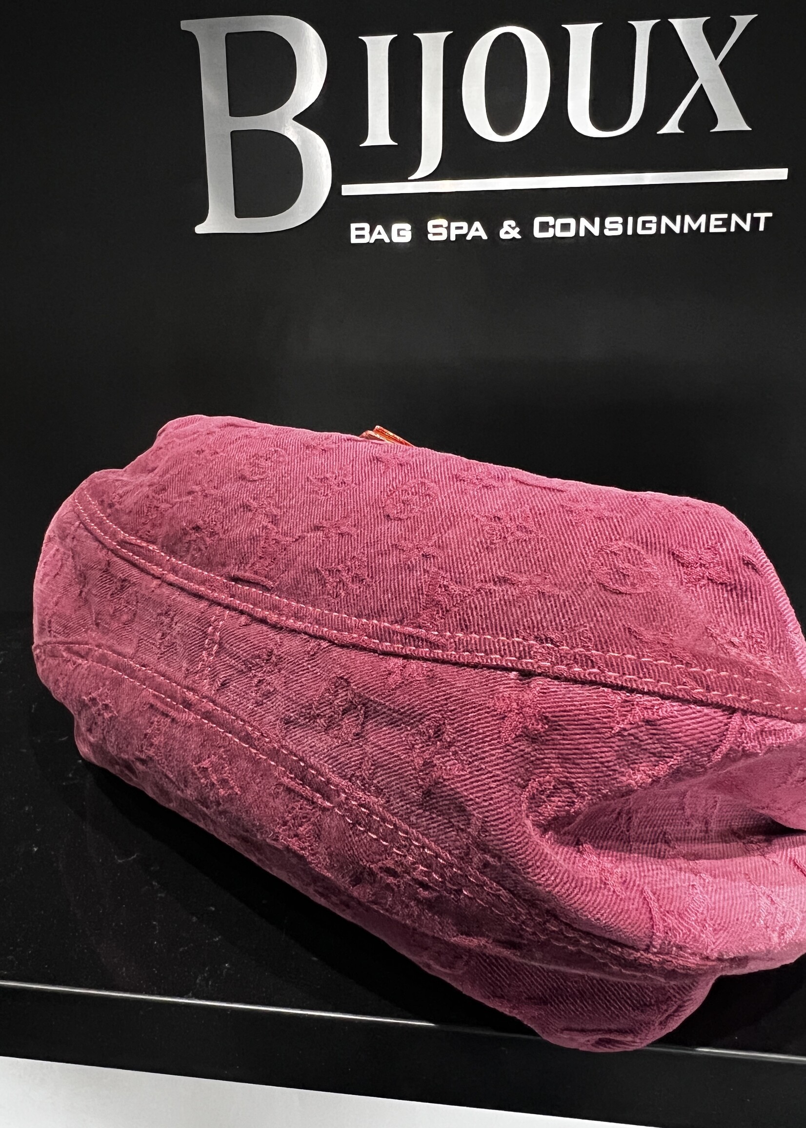 Louis Vuitton SOLD - Louis Vuitton Denim Sunray Rouge Fauviste