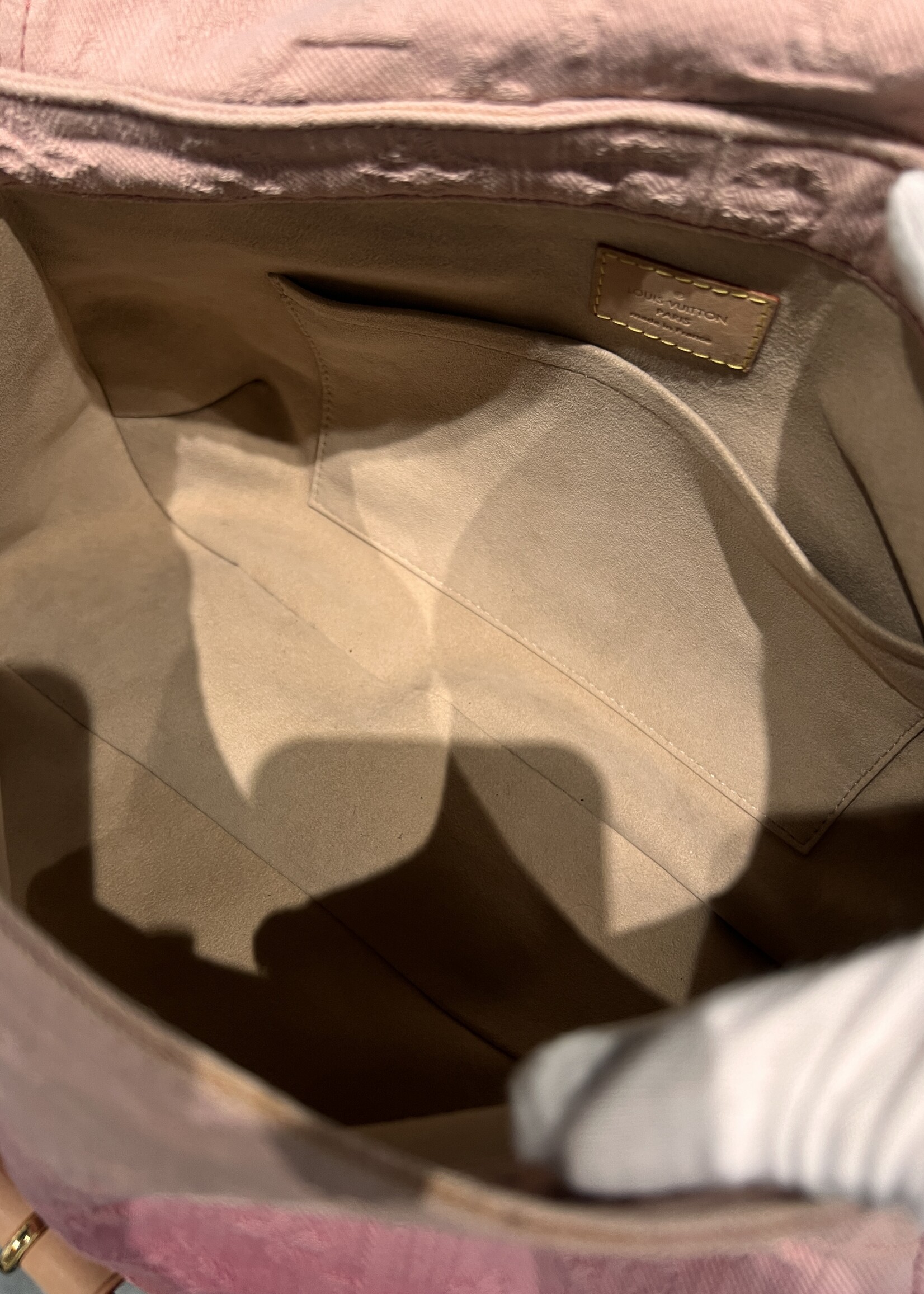 Louis Vuitton SOLD - Louis Vuitton Denim Sunray Rouge Fauviste