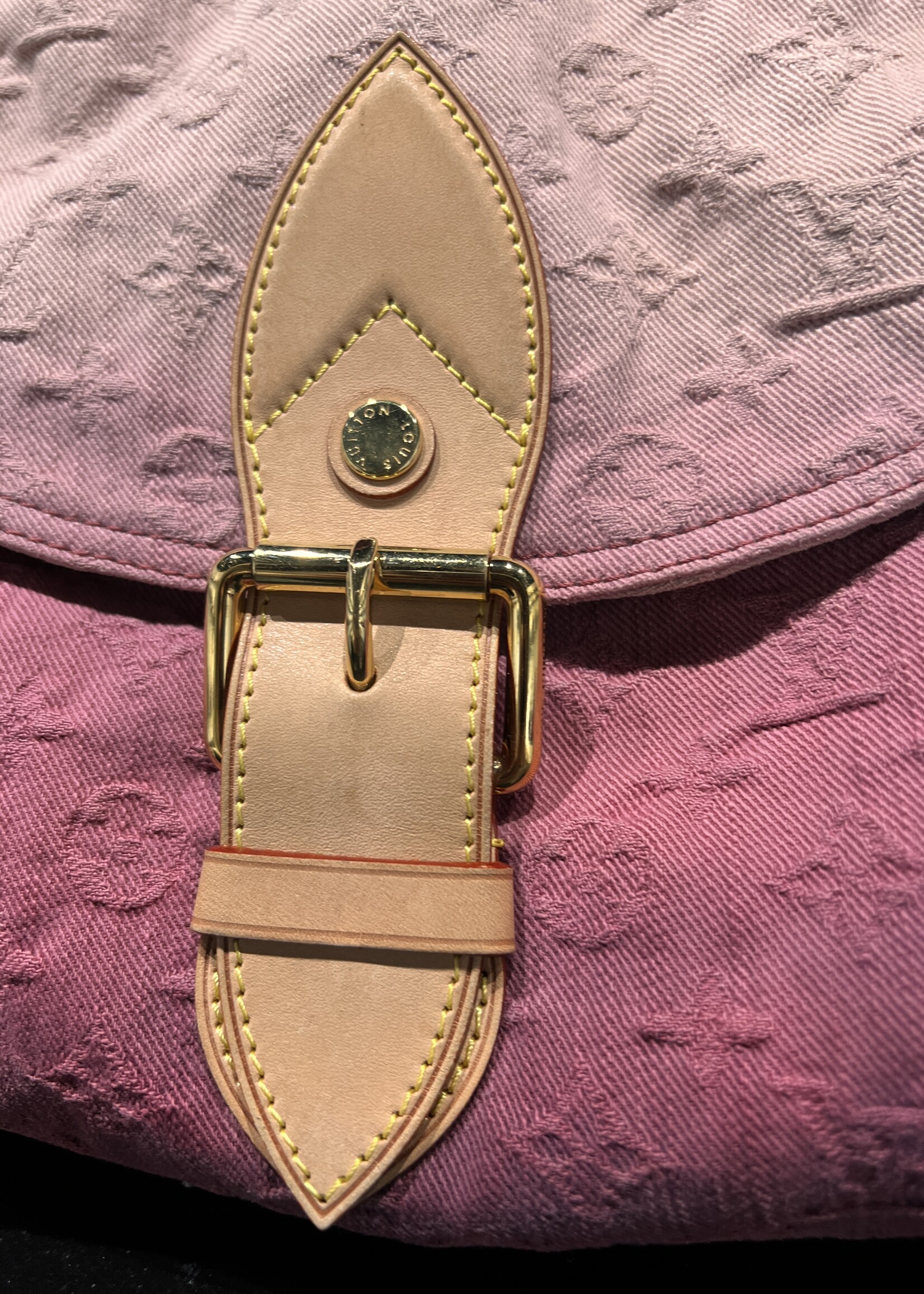 Louis Vuitton SOLD - Louis Vuitton Denim Sunray Rouge Fauviste