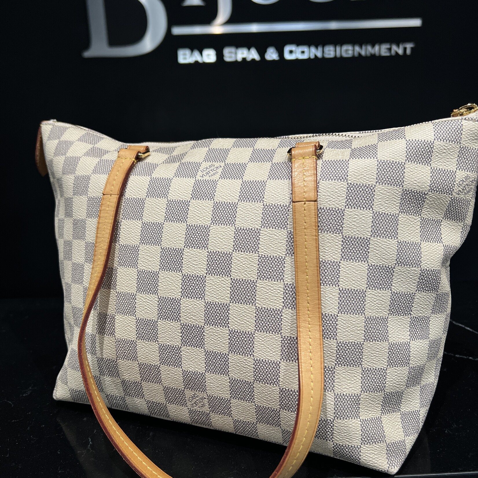 Louis Vuitton SOLD - Louis Vuitton Lena PM Damier Azur