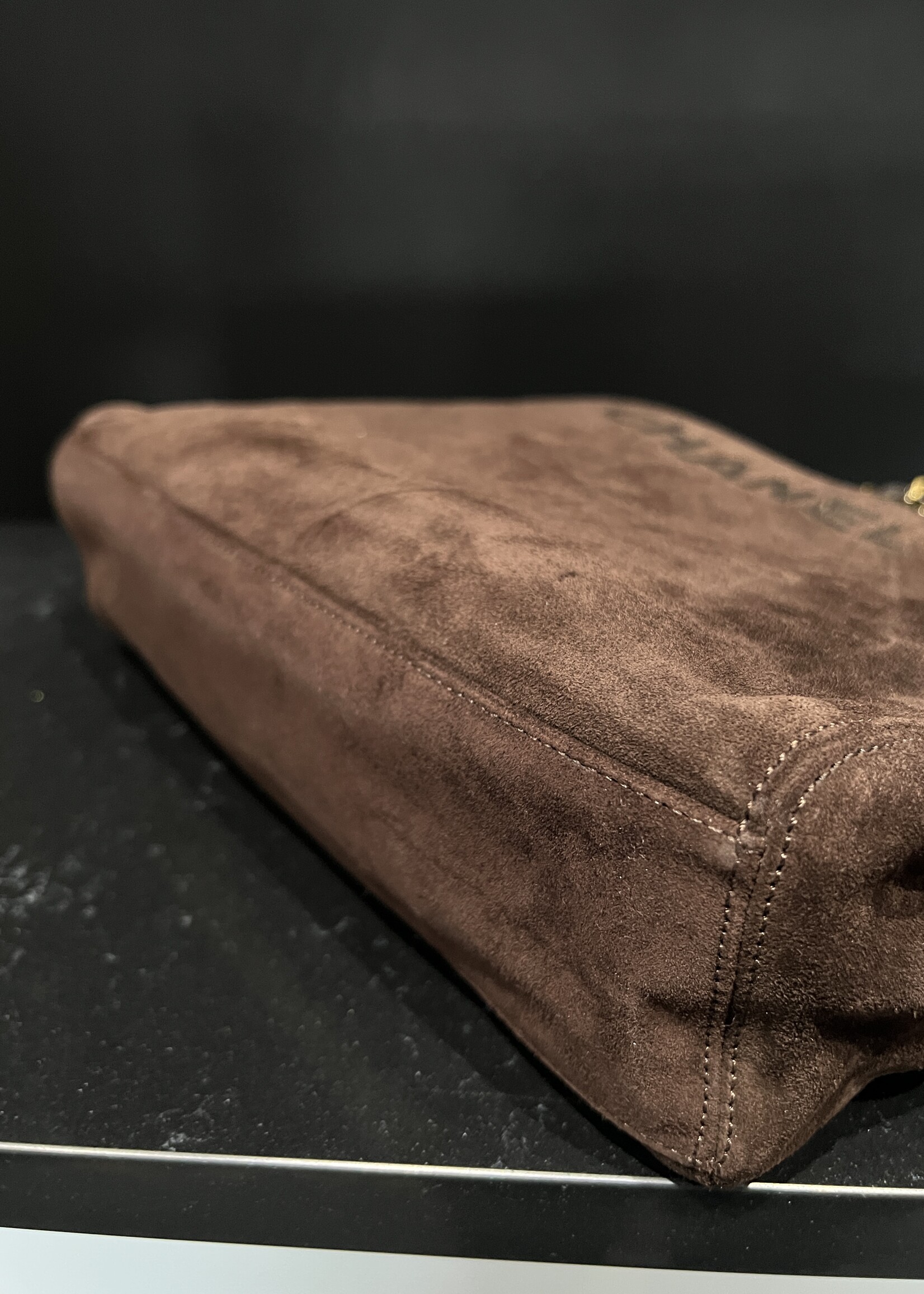 Chanel SOLD- Chanel Suede Shopping Chain Tote