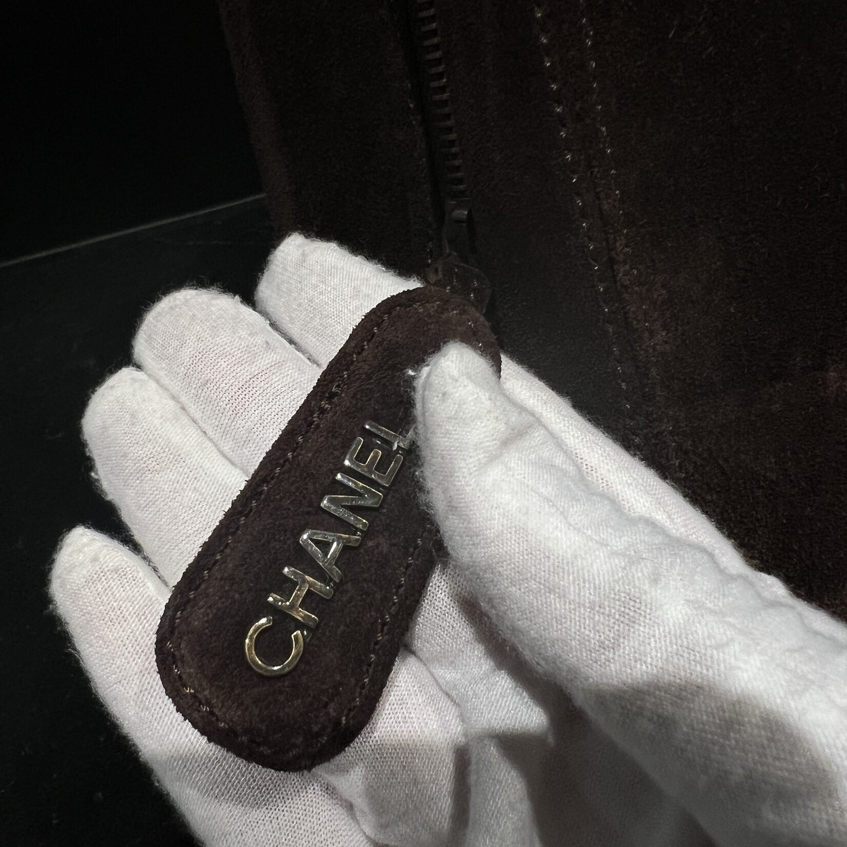 Chanel SOLD- Chanel Suede Shopping Chain Tote