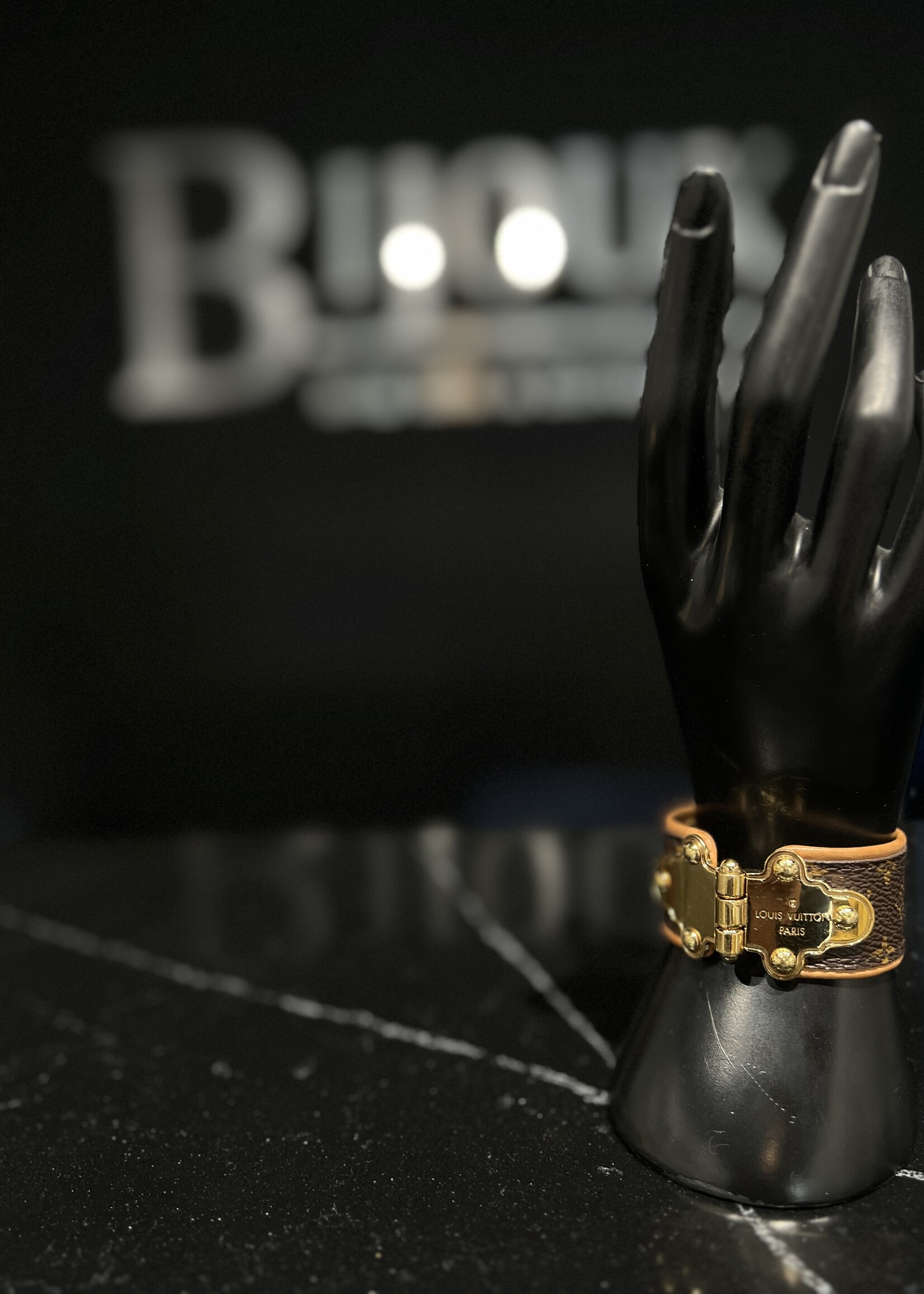 Louis Vuitton SOLD- Louis Vuitton Save It Cuff Bracelet 17