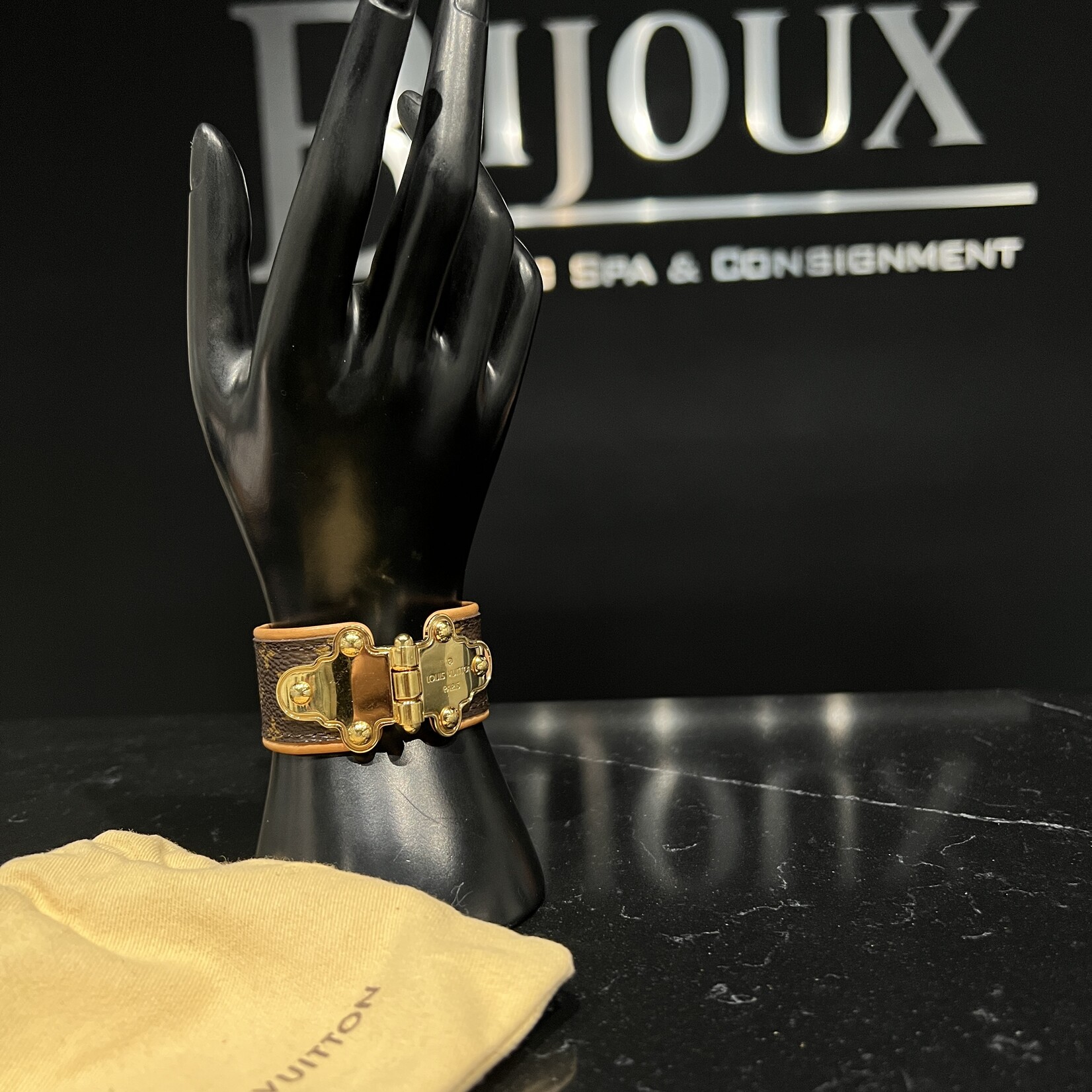 Louis Vuitton SOLD- Louis Vuitton Save It Cuff Bracelet 17