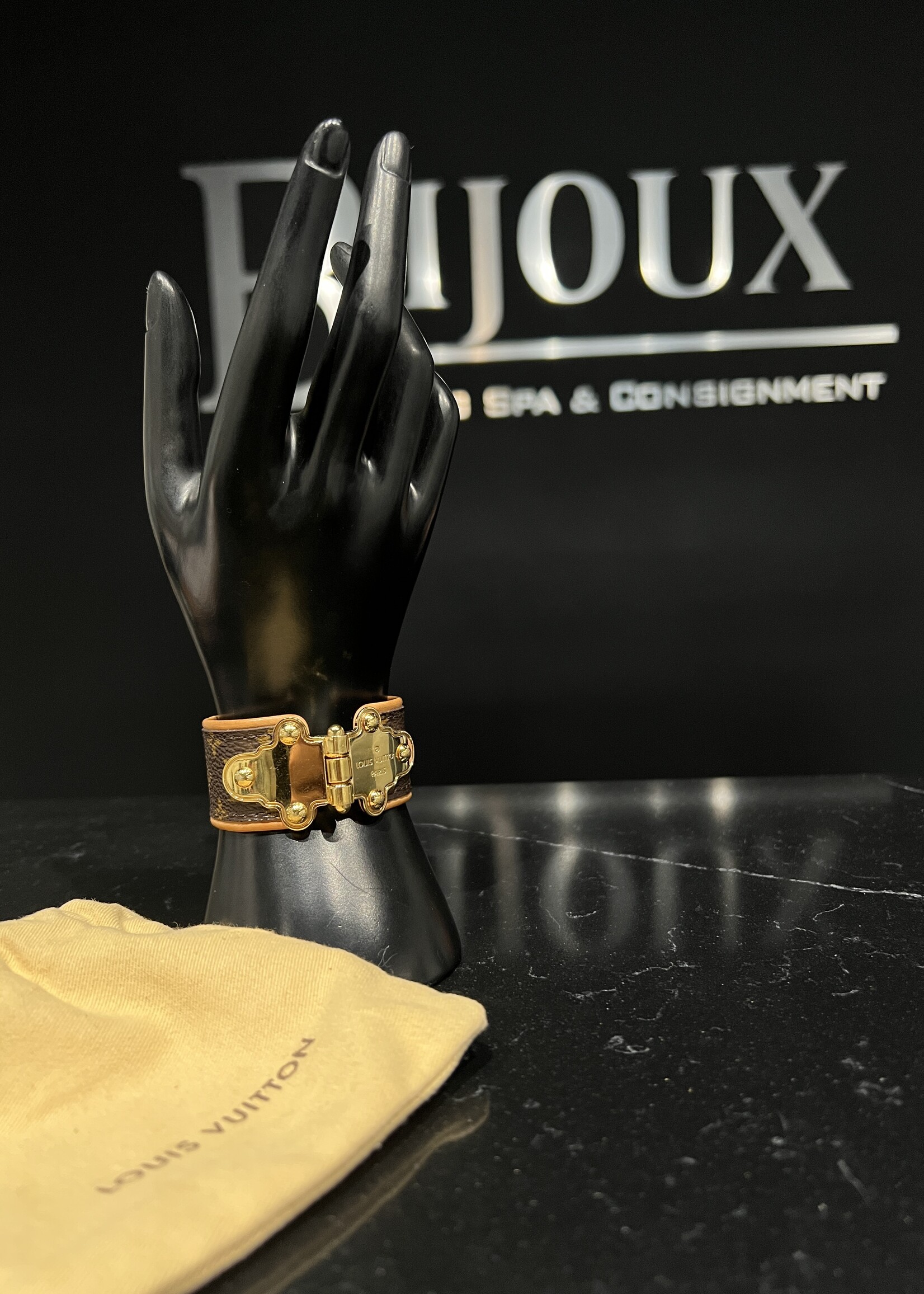 Louis Vuitton SOLD- Louis Vuitton Save It Cuff Bracelet 17