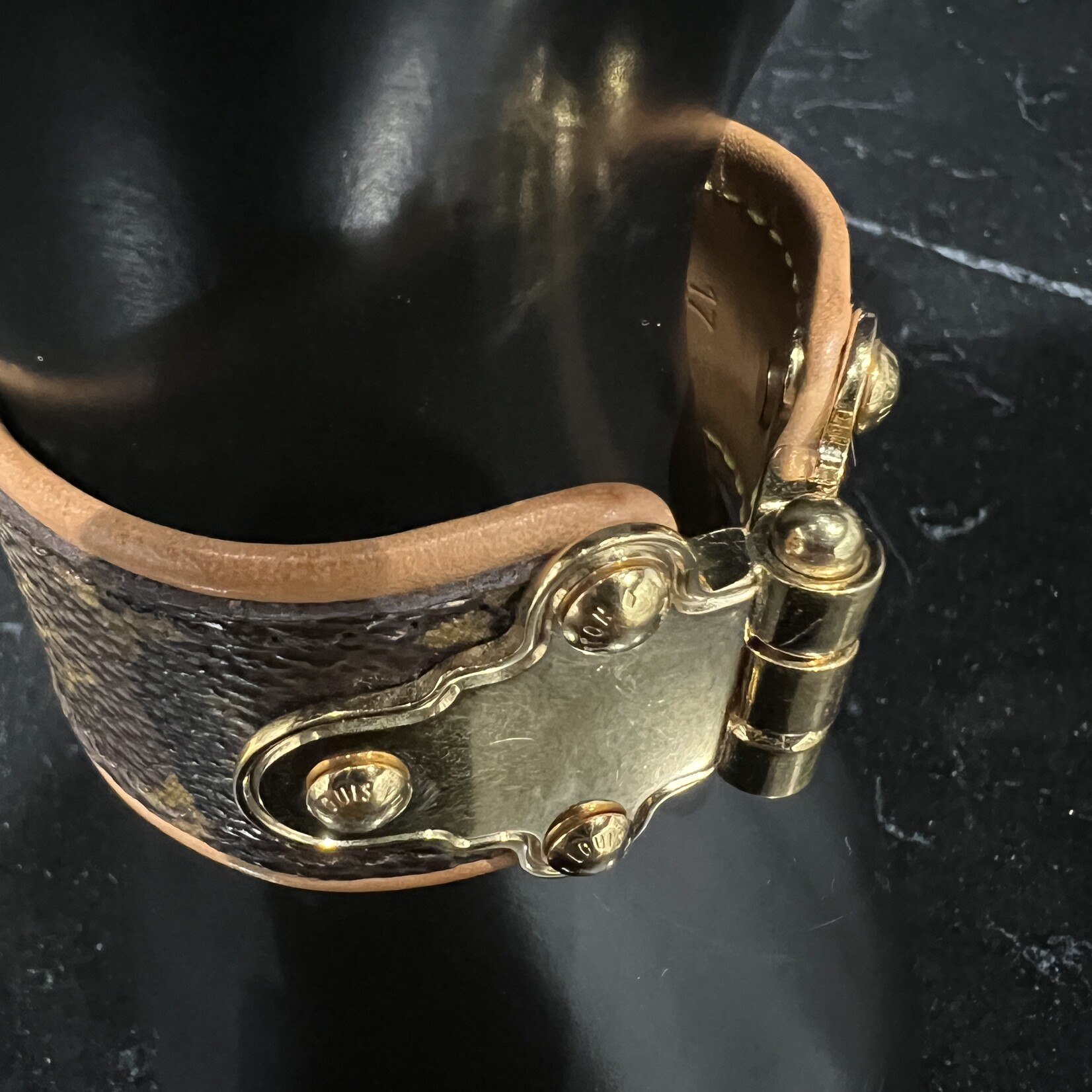 Louis Vuitton SOLD- Louis Vuitton Save It Cuff Bracelet 17