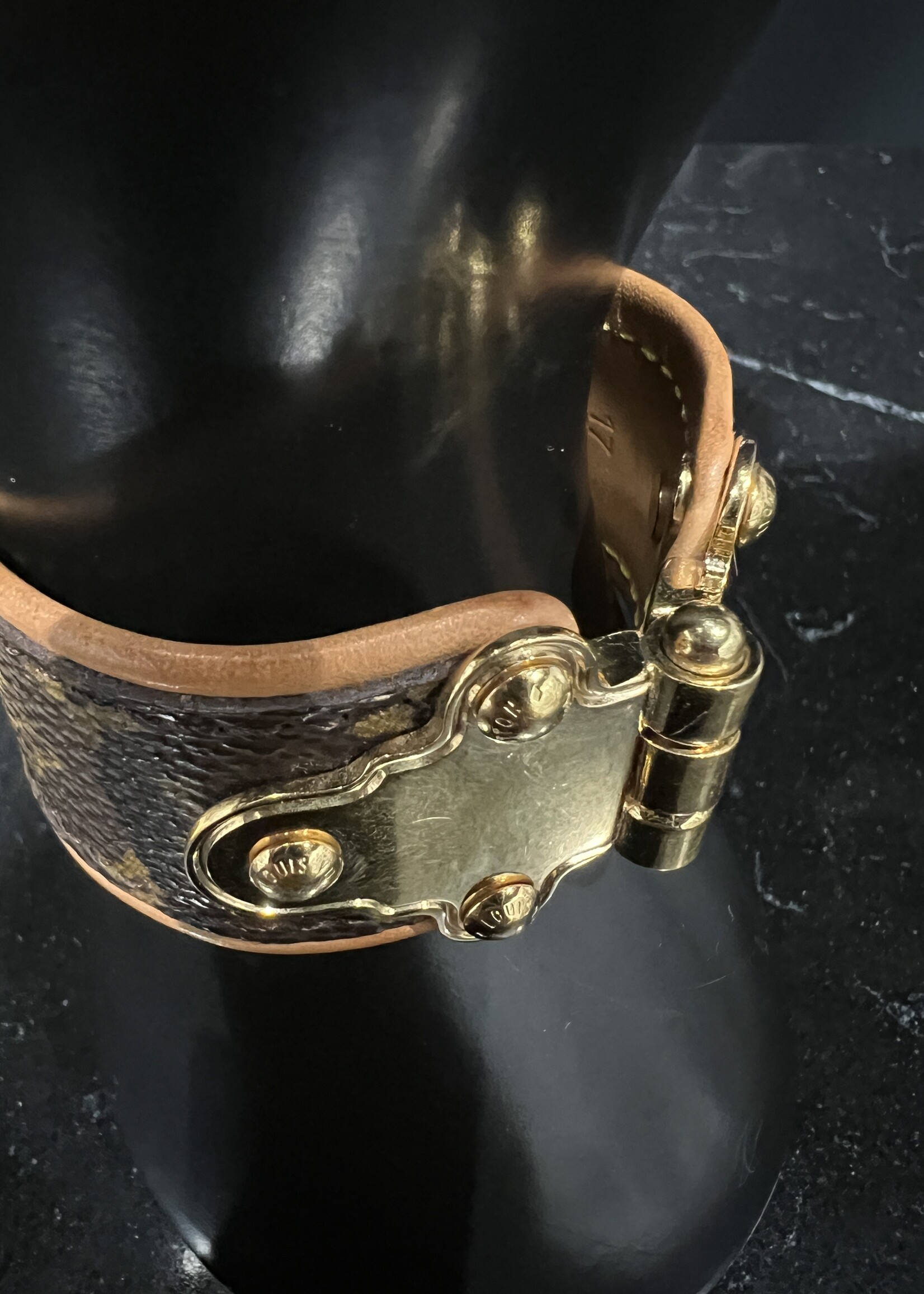 Louis Vuitton SOLD- Louis Vuitton Save It Cuff Bracelet 17