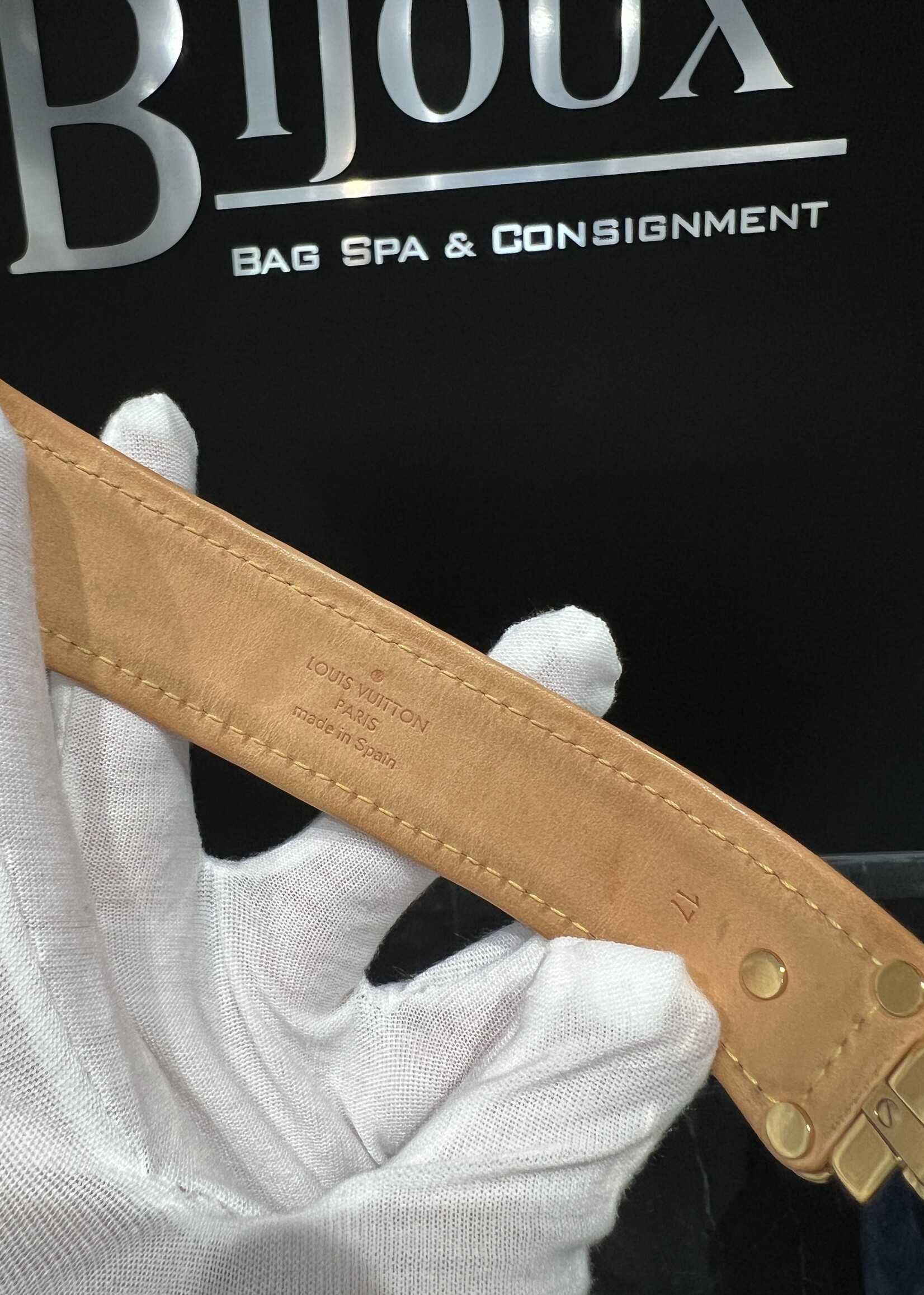 Louis Vuitton SOLD- Louis Vuitton Save It Cuff Bracelet 17