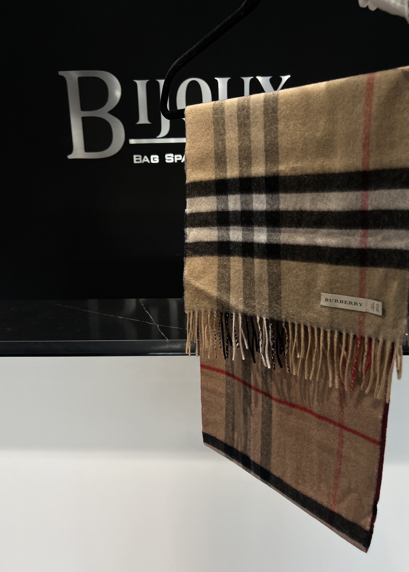 Burberry Burberry Reversible Wool Scarf