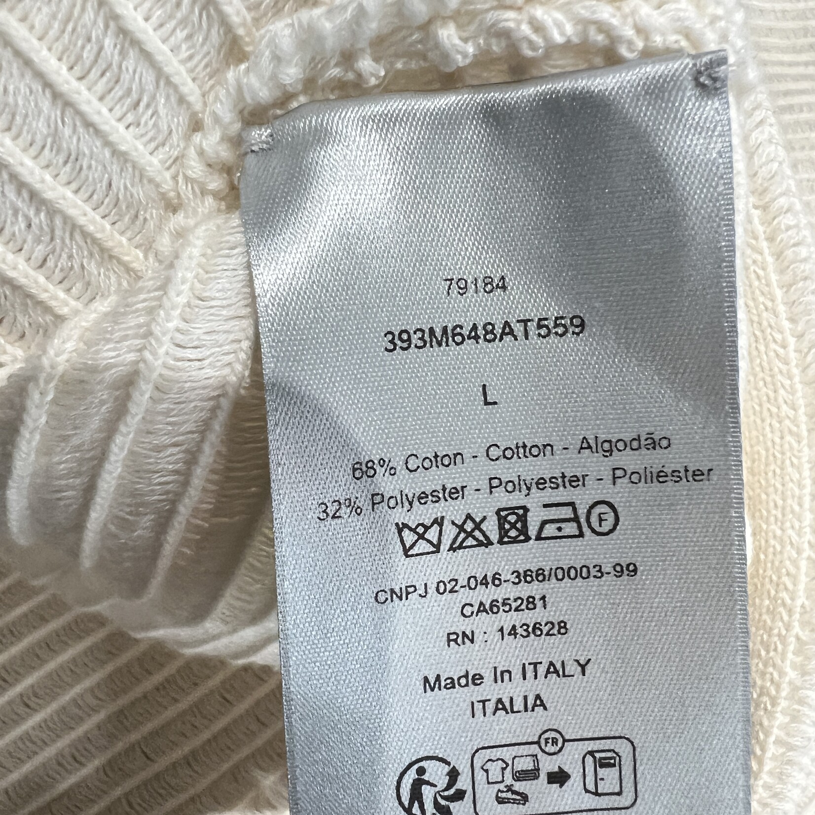 Christian Dior Dior Ribbed T-shirt