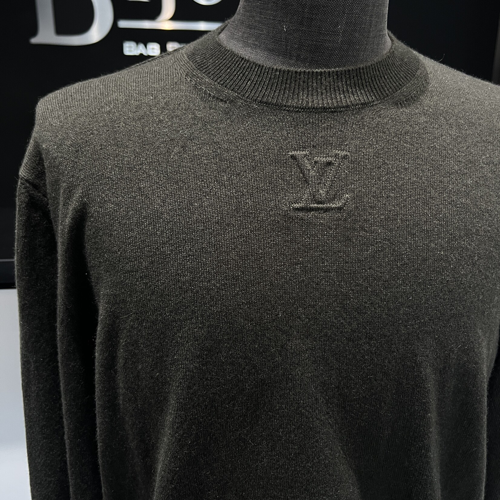 Louis Vuitton SOLD - Louis Vuitton LVSE Embossed Crew Neck- Green