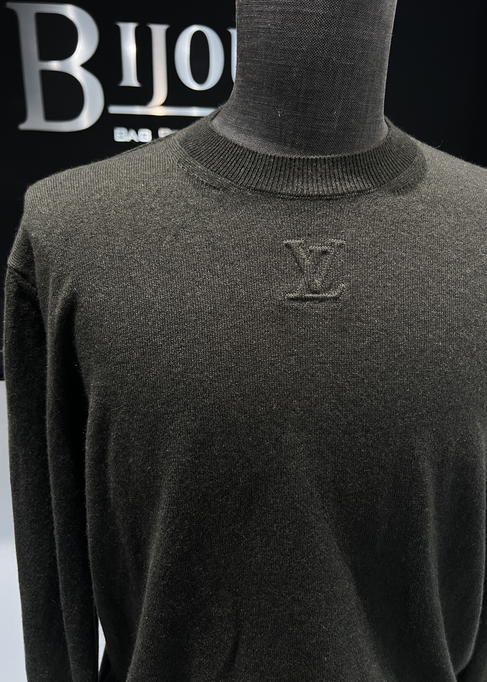 Louis Vuitton SOLD - Louis Vuitton LVSE Embossed Crew Neck- Green