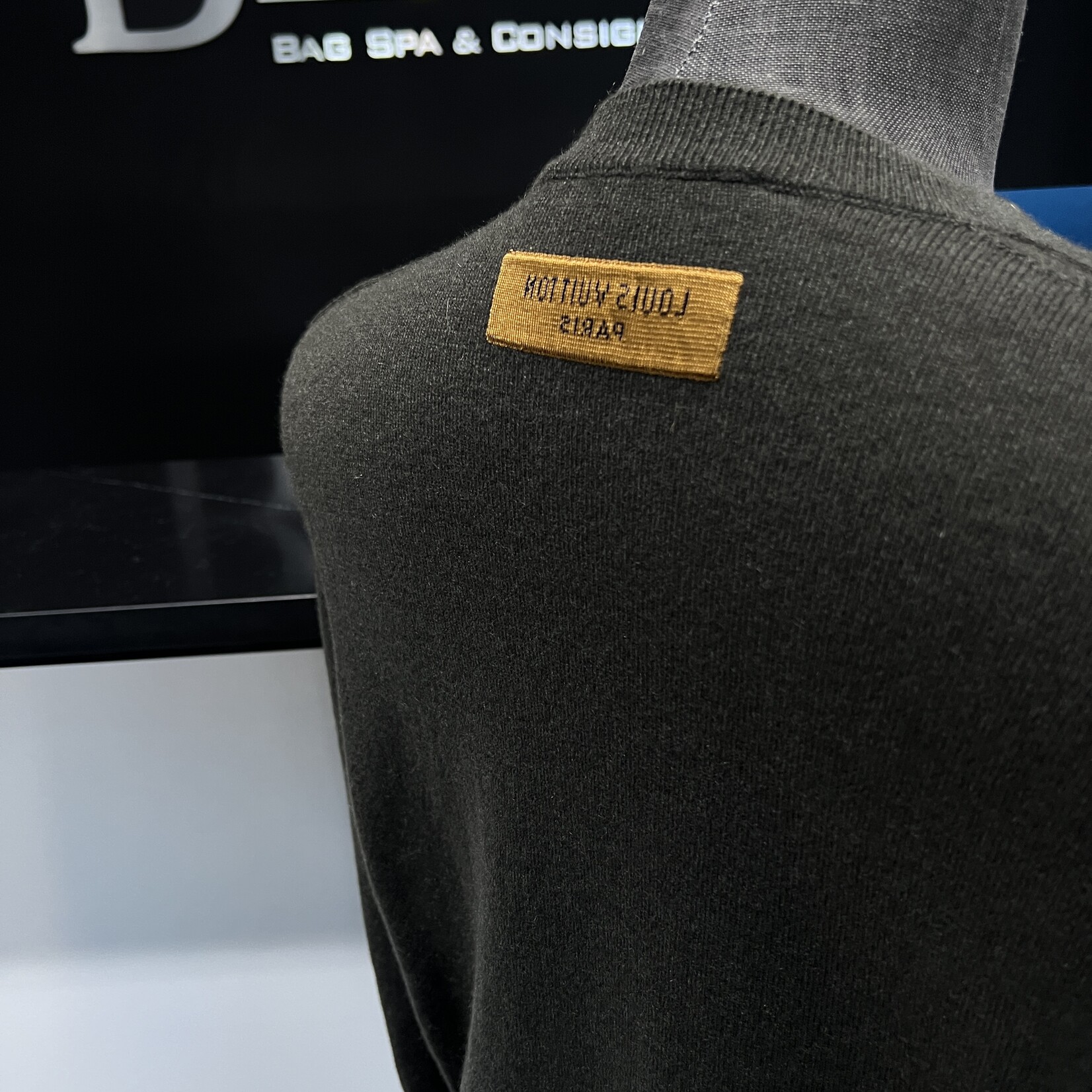 Louis Vuitton SOLD - Louis Vuitton LVSE Embossed Crew Neck- Green